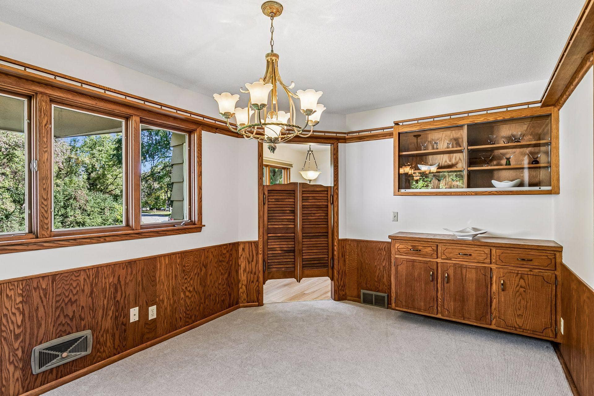 2931 Cedar Knoll Court, Minnetonka, MN 55305 Dining Room's built-in hutch is perfect for storage.
