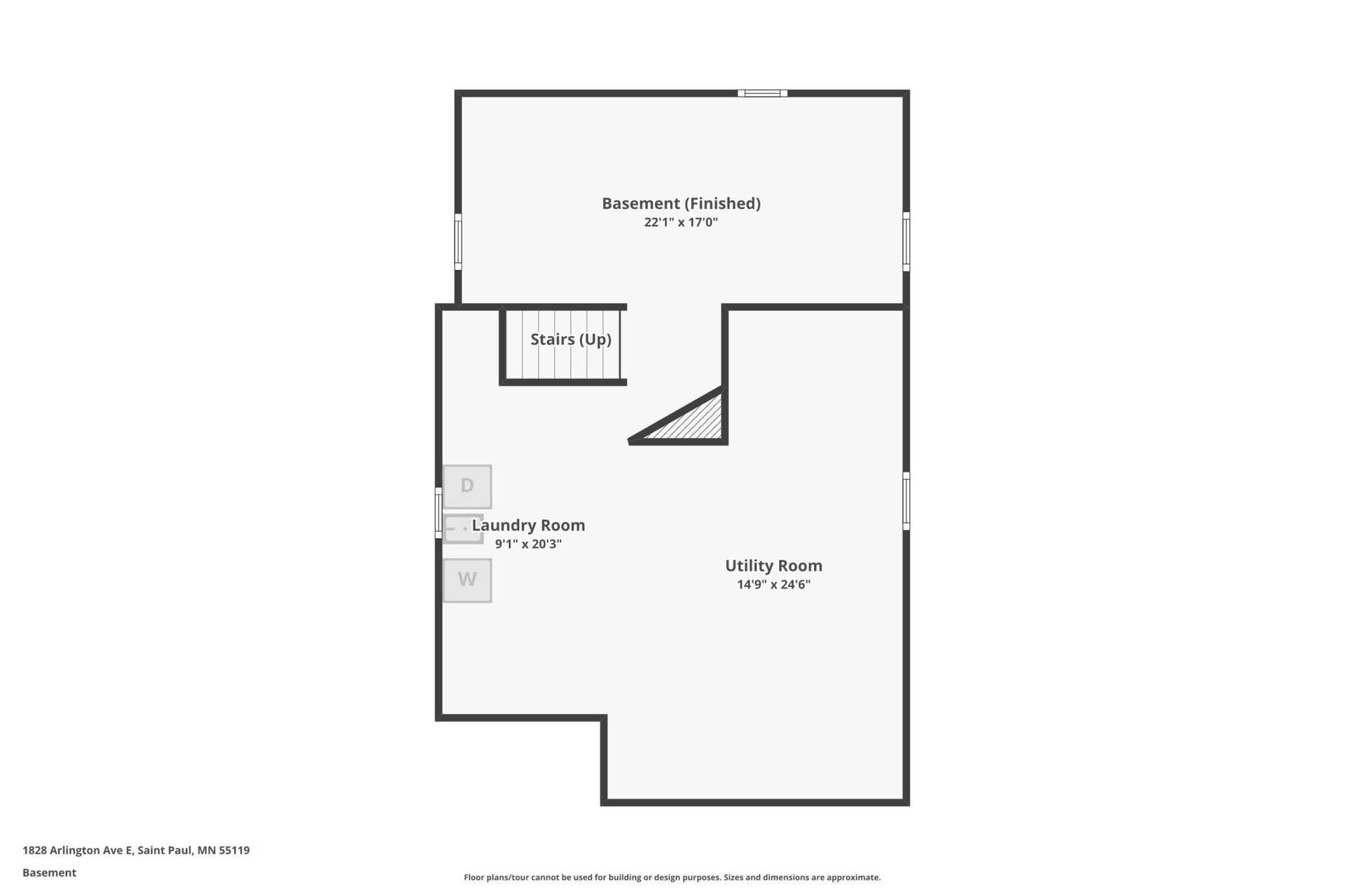 1828 Arlington Avenue E, 92, Saint Paul, MN 55119 Basement