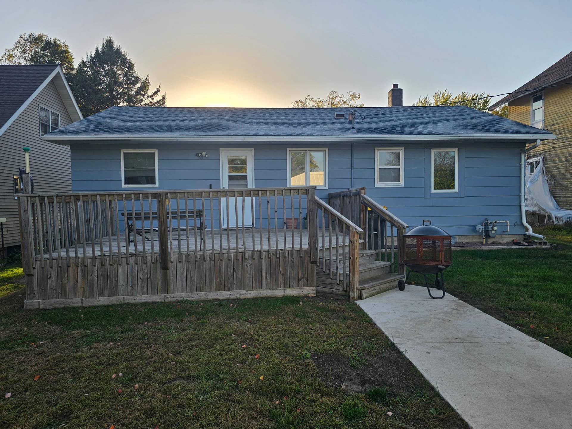 713 S Elm Street, Lamberton, MN 56152 Rear View / Large Deck