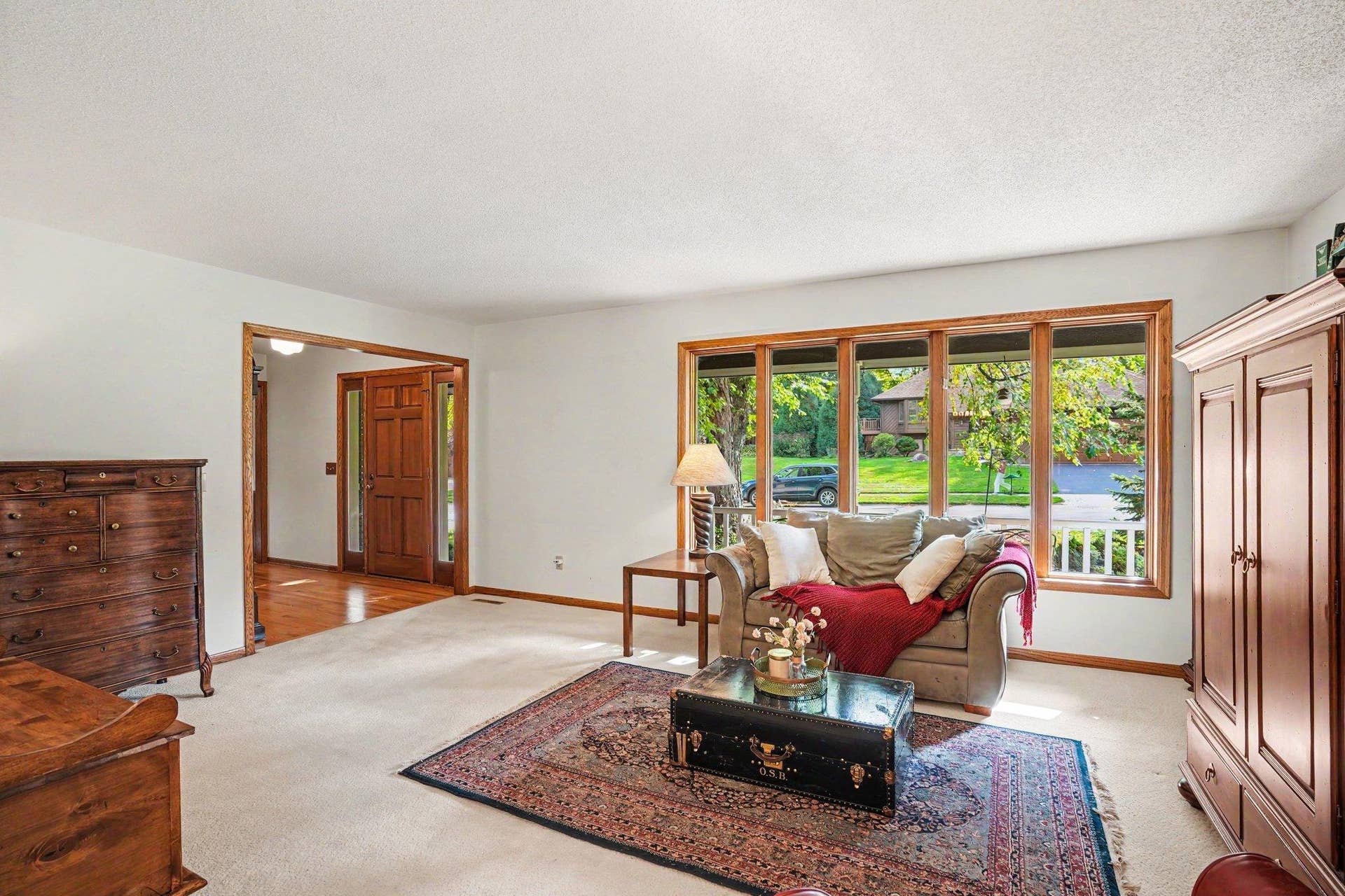 Large front windows
