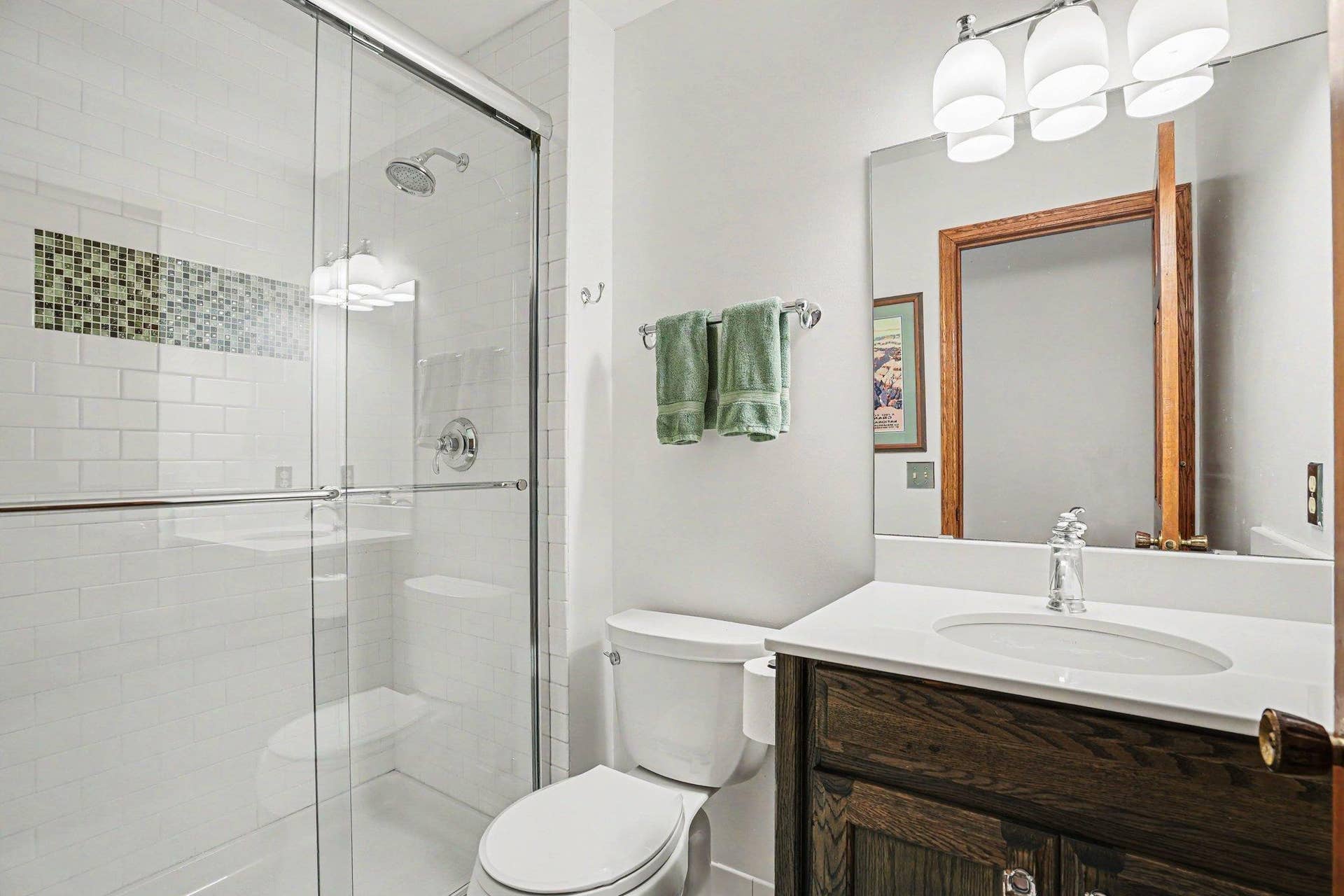 Lower level 3/4 bath