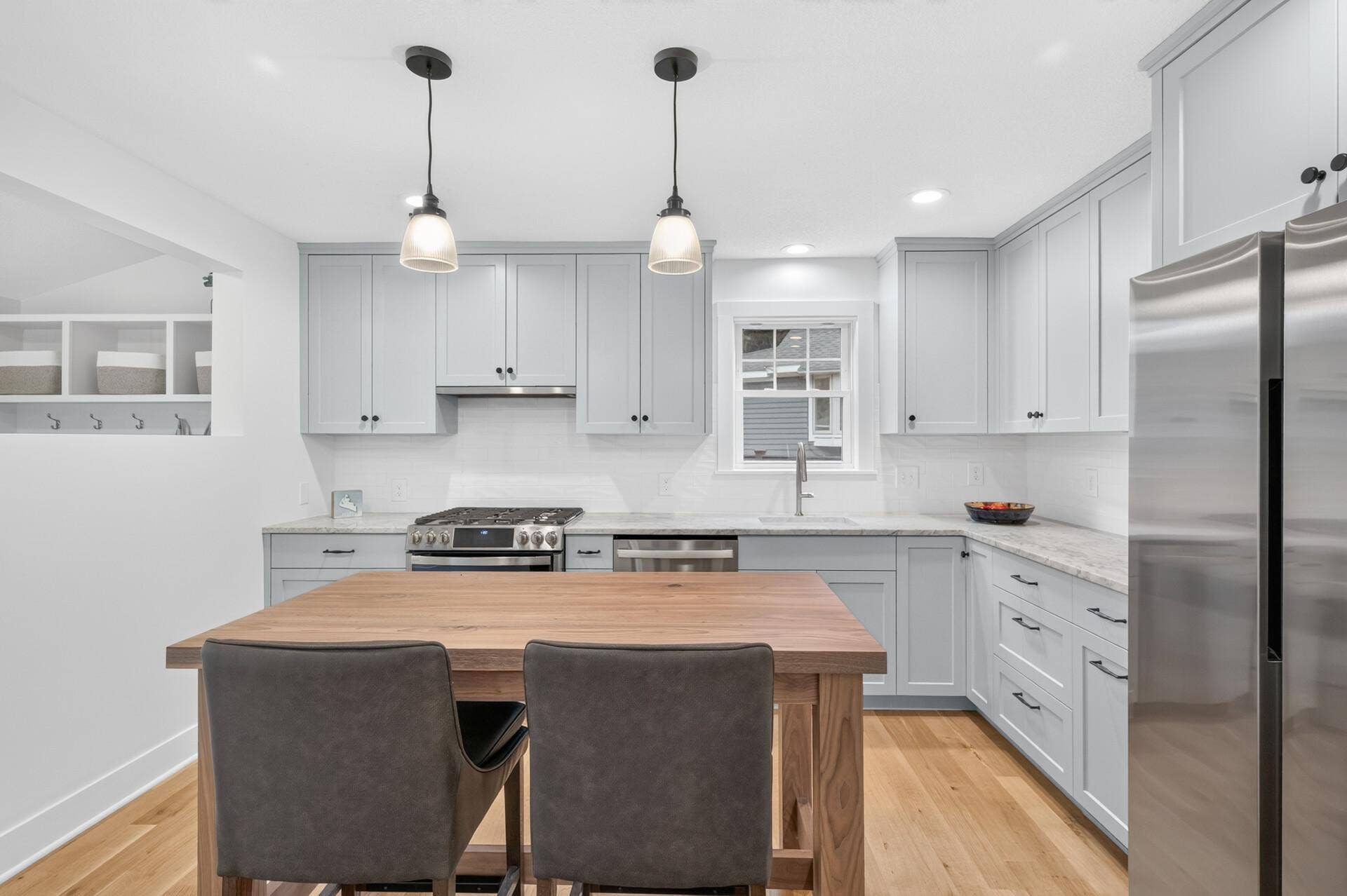 1835 Stillwater Street, White Bear Lake, MN 55110 Fully redesigned kitchen anchored by superb custom cabinetry.