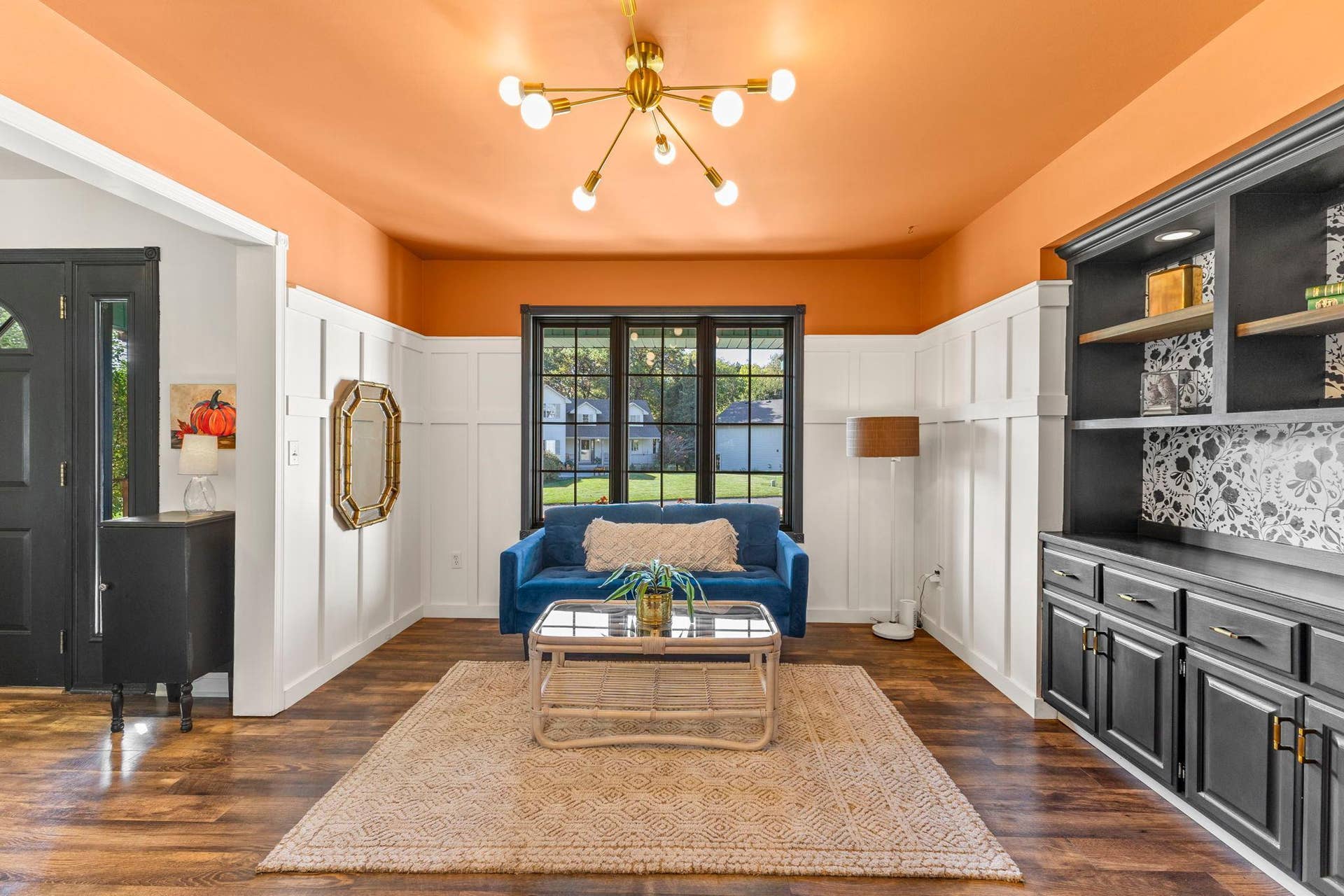 19497 Boston Street NW, Elk River, MN 55330 A flexible room with built in cabinetry near the front door could be used as a formal dining room.