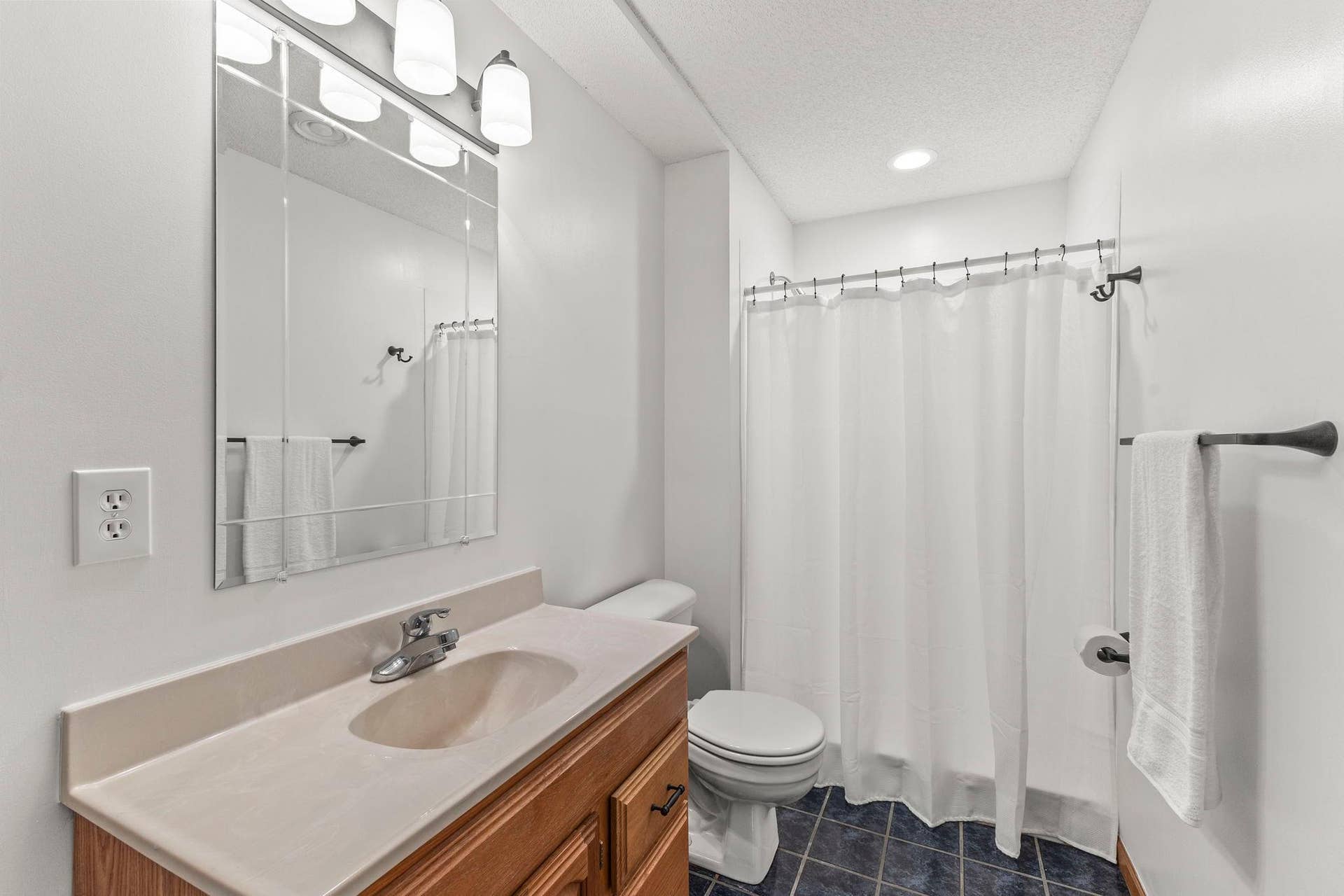 19497 Boston Street NW, Elk River, MN 55330 Basement 3/4 bathroom.