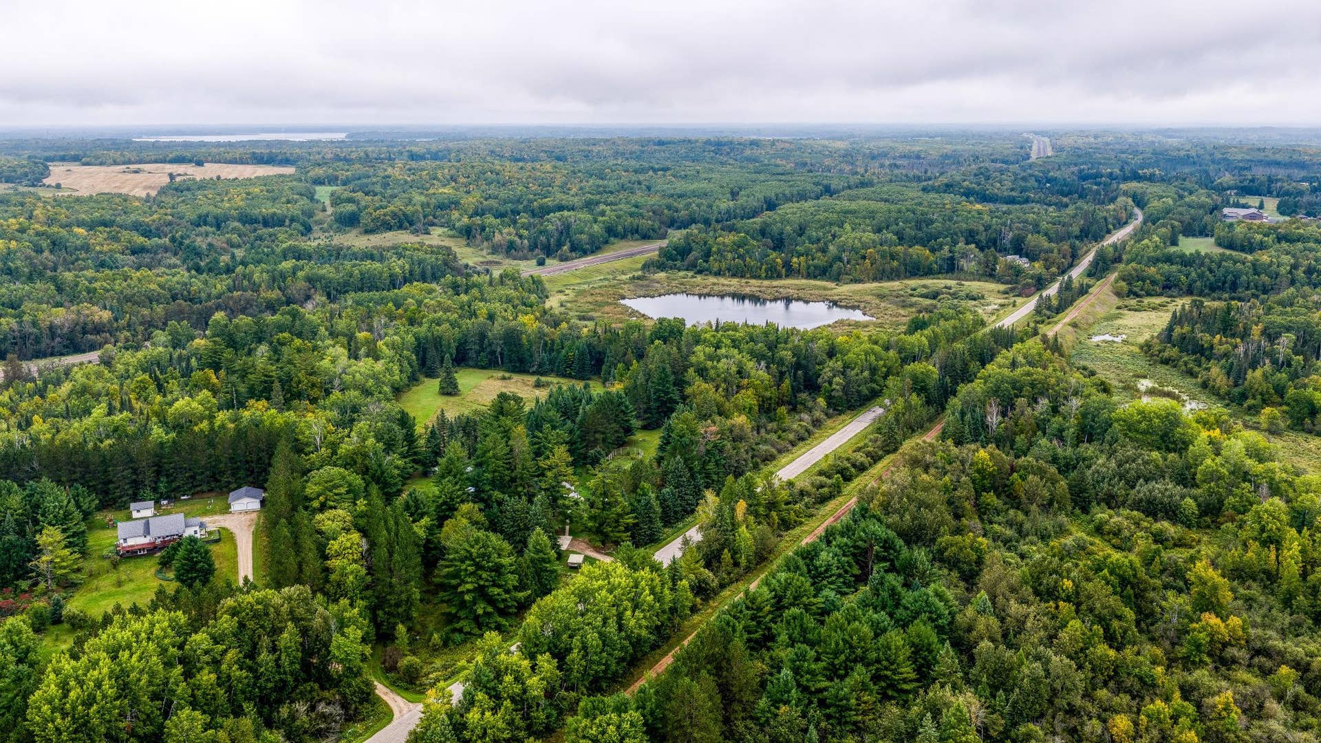 11081 Hillcrest Drive NE, Bemidji, MN 56601 View From Above