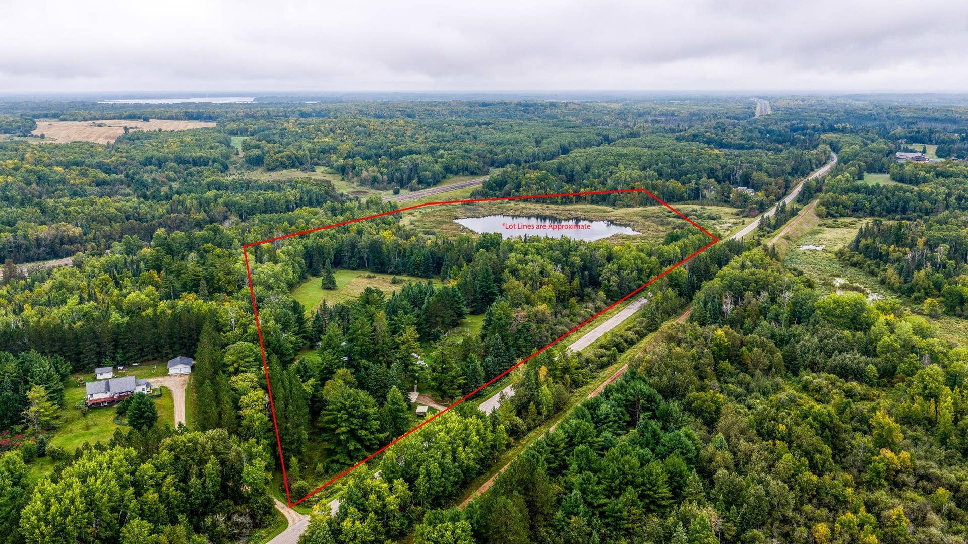 11081 Hillcrest Drive NE, Bemidji, MN 56601 Approximate Lot Lines