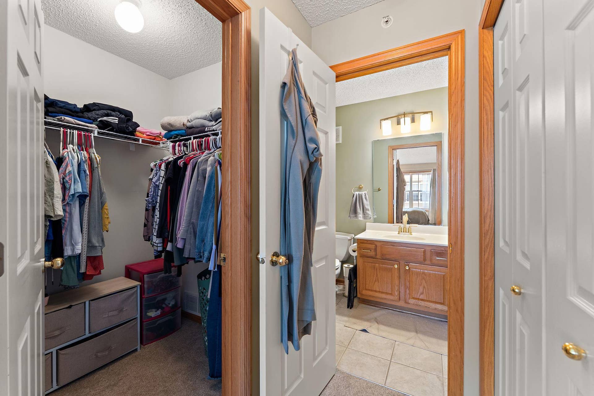 1610 Woodlynn Avenue, #3, Maplewood, MN 55109 Primary suite walk in closet to walk through bath!