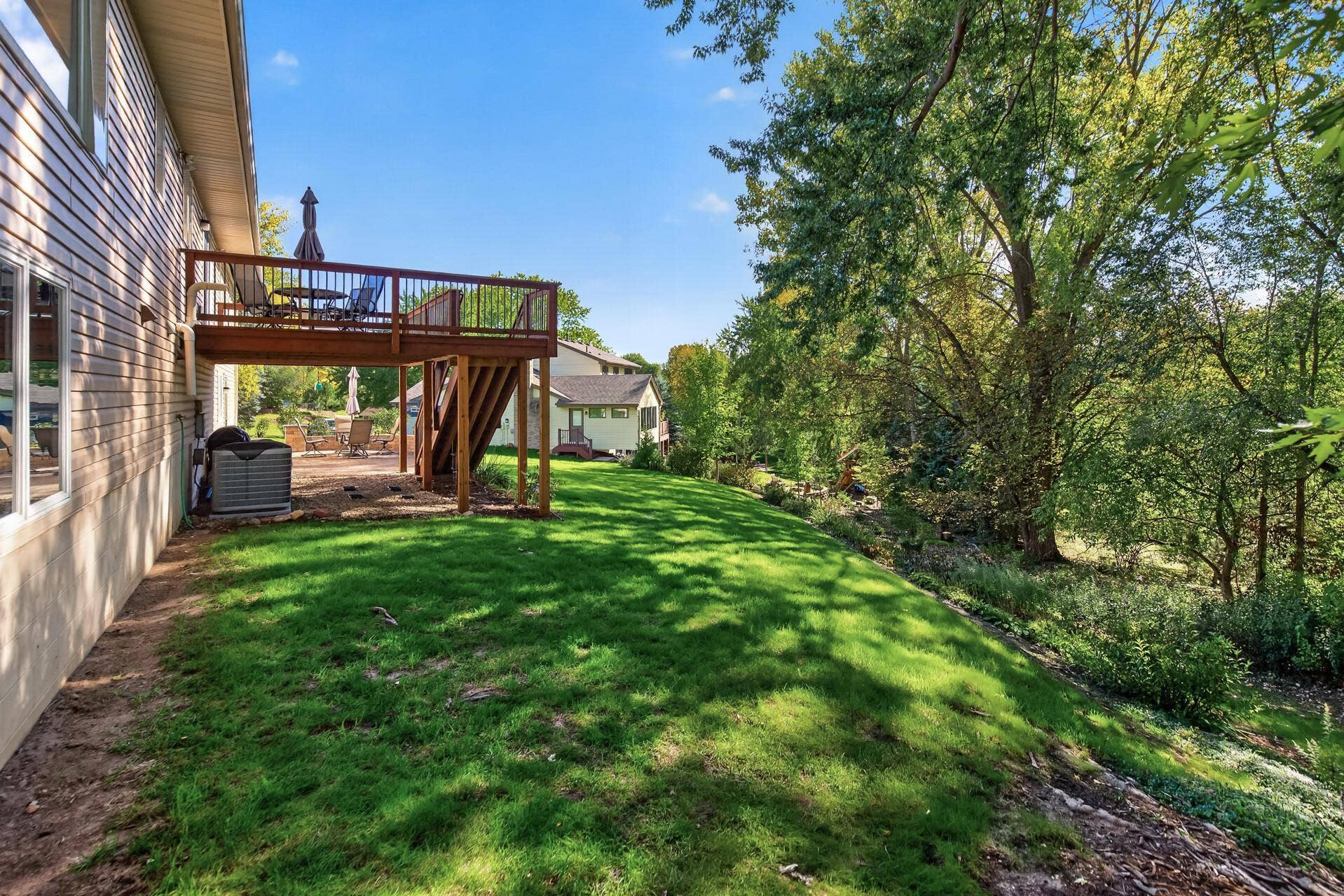 4315 Kaufmanis Way, Eagan, MN 55123 1/2 acre lot with trees for privacy