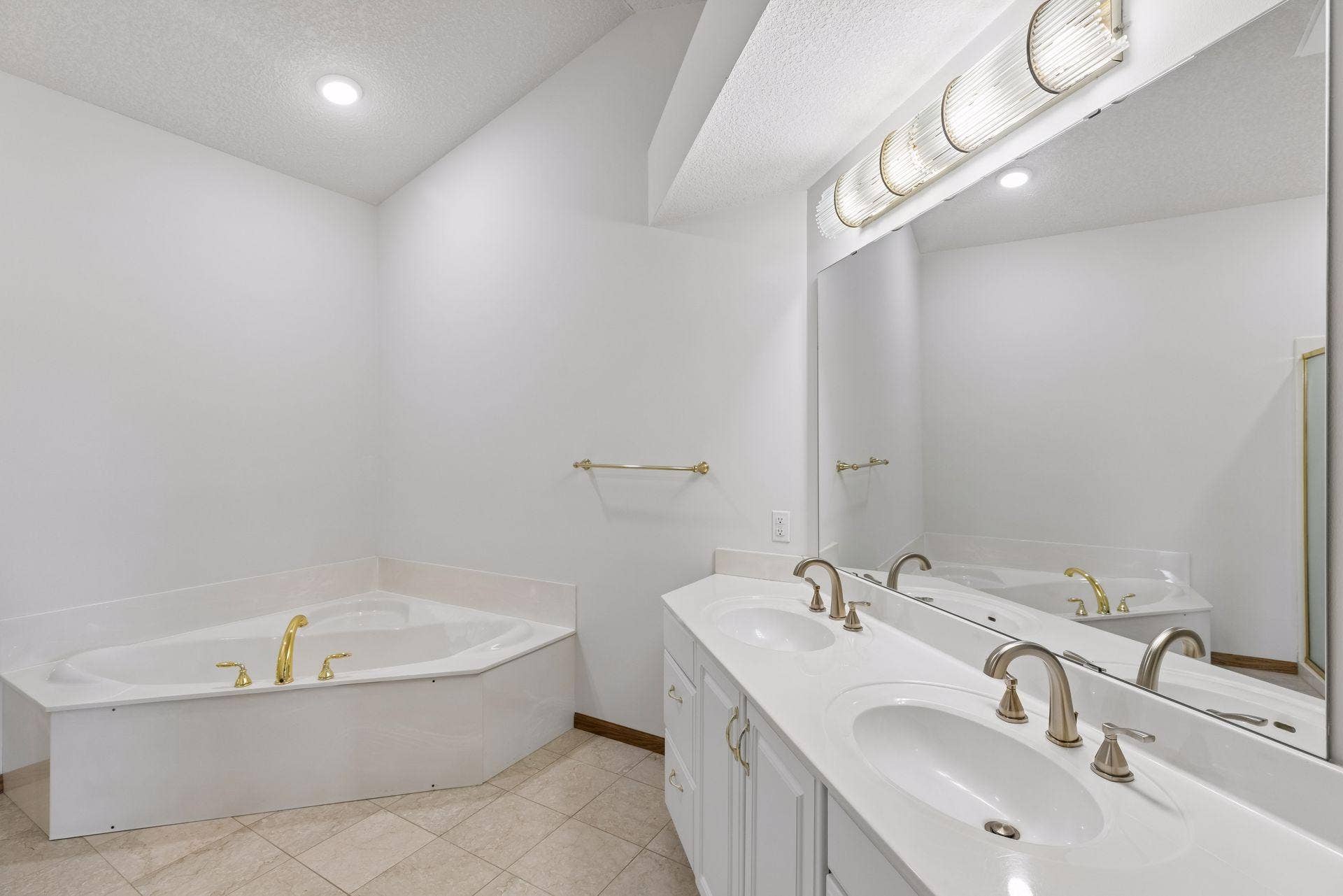 Spa-like Bath with a double vanity