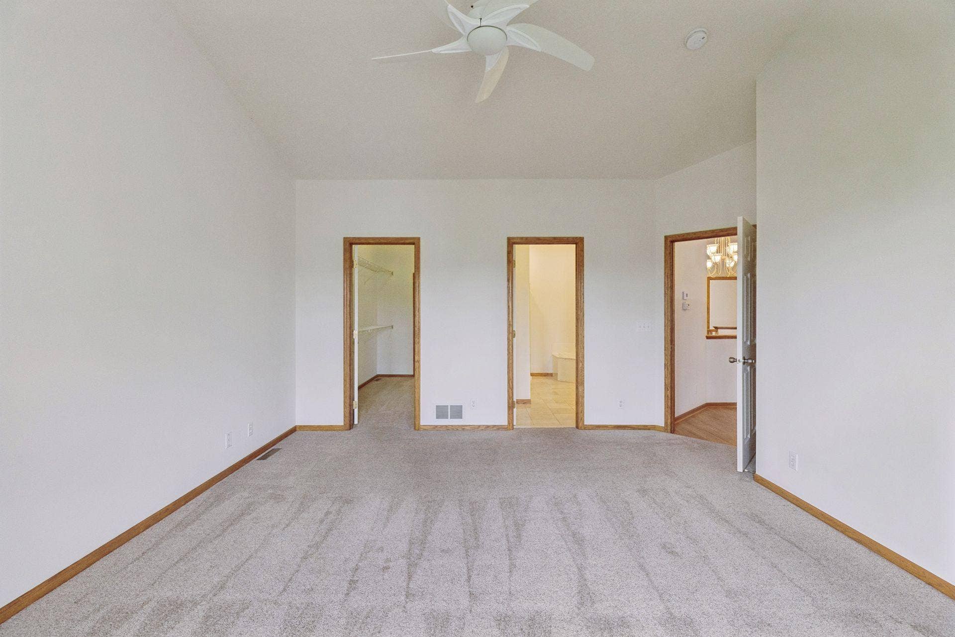 Primary Suite with private Full Bath and large walk in closet
