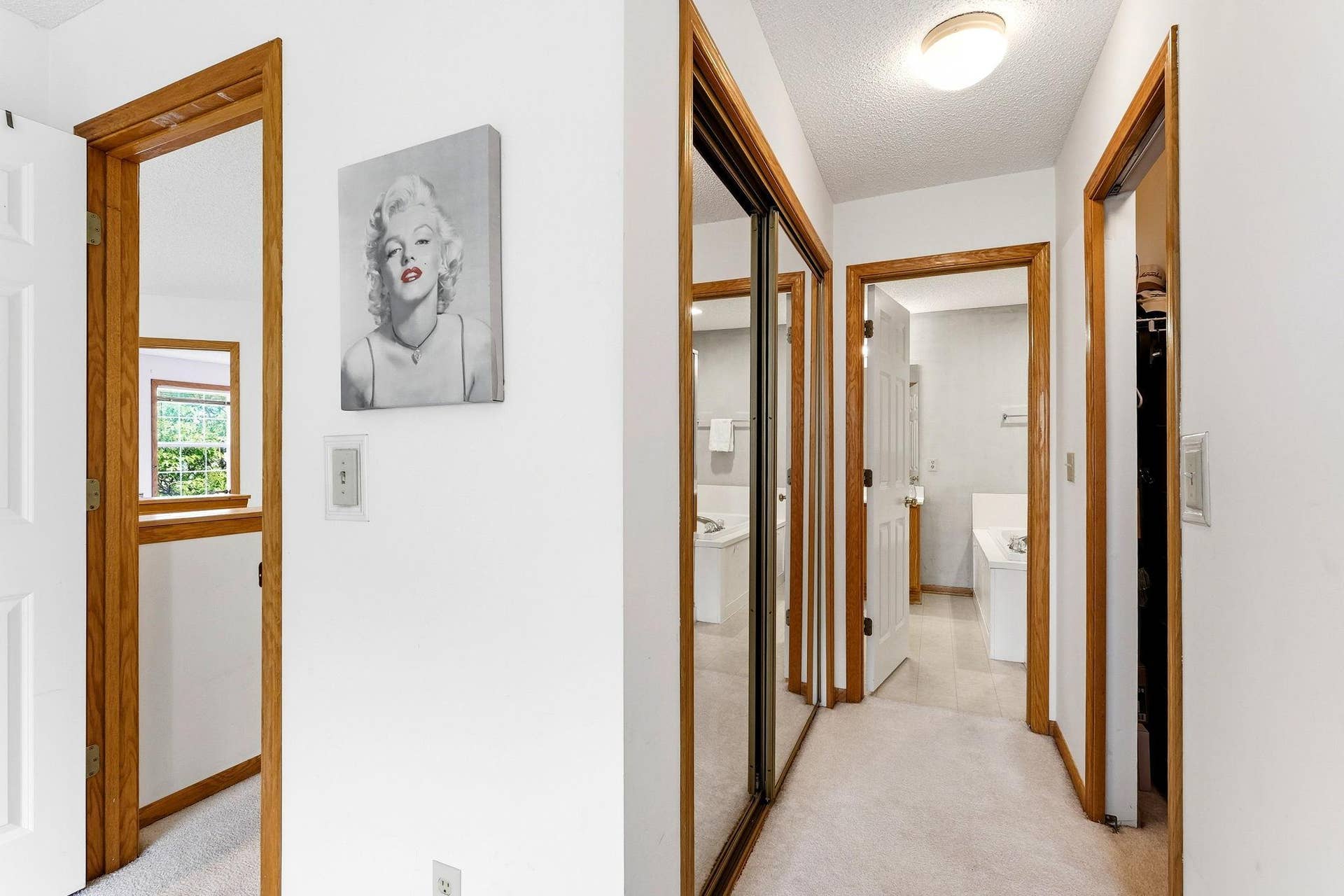 1899 Wildflower Court, Shoreview, MN 55126 Two full closets leading to the primary bathroom.