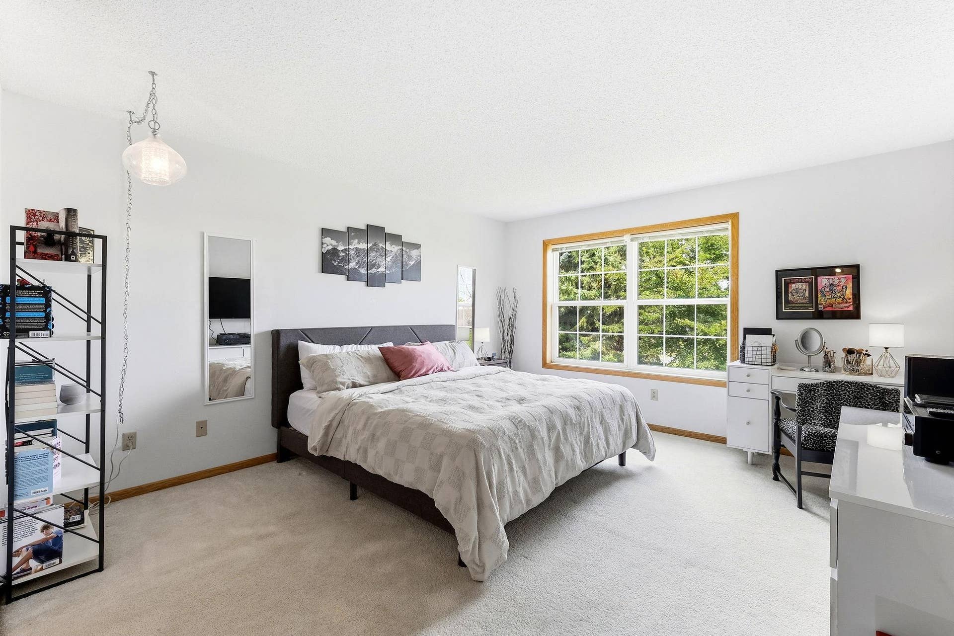 1899 Wildflower Court, Shoreview, MN 55126 Large primary suite, large windows and plenty of room for armoirs, cozy reading nook!