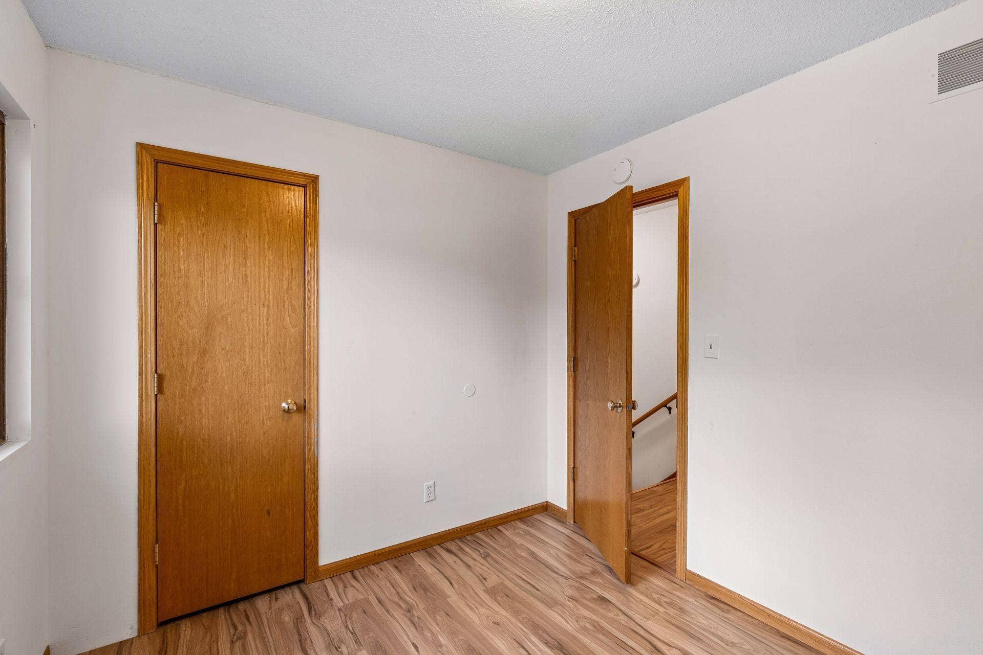 2841 Riviera Drive N, White Bear Lake, MN 55110 Alternate view of bedroom two, showing the closet and hallway access.