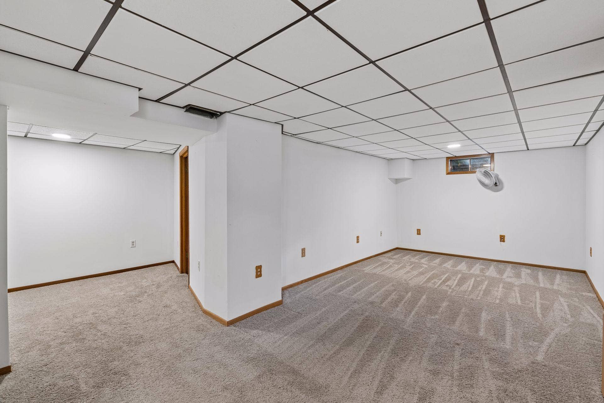 2841 Riviera Drive N, White Bear Lake, MN 55110 Finished lower-level recreation space with room for multiple activity areas.
