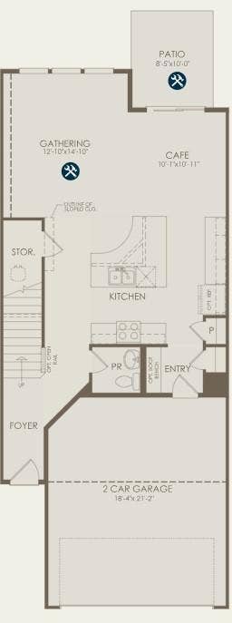 4789 AirLake Drive, Woodbury, MN 55129 Bowman Example 1st Floor Plan