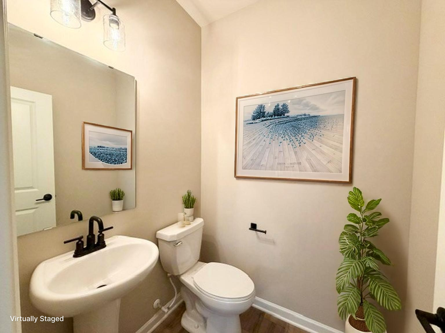 4602 Island Park Bay, Woodbury, MN 55129 Example of Virtually Staged Main-Floor-Powder Room