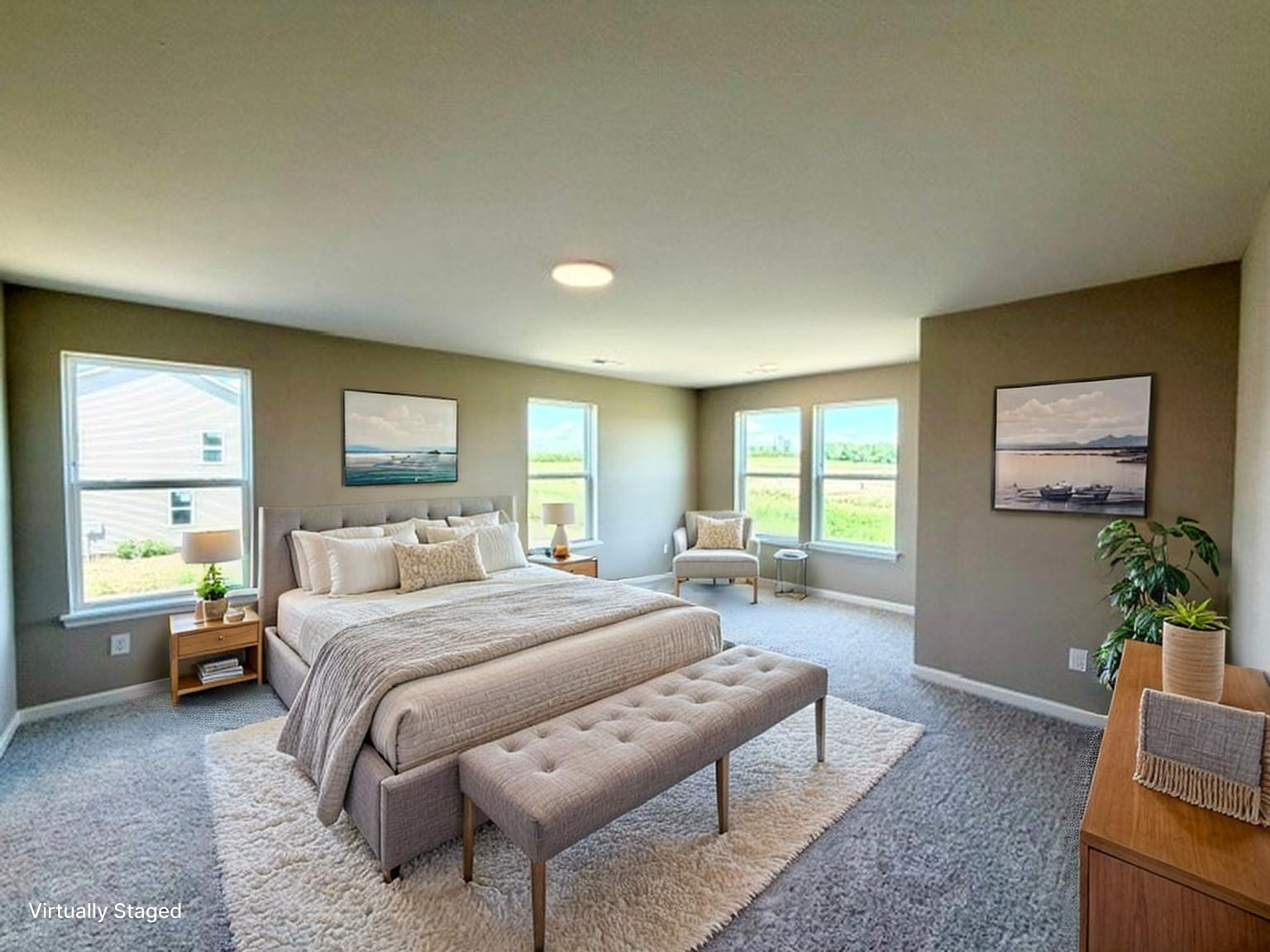 4602 Island Park Bay, Woodbury, MN 55129 Example Virtually Staged Owner's-Bedroom-with-Sitting-Area
