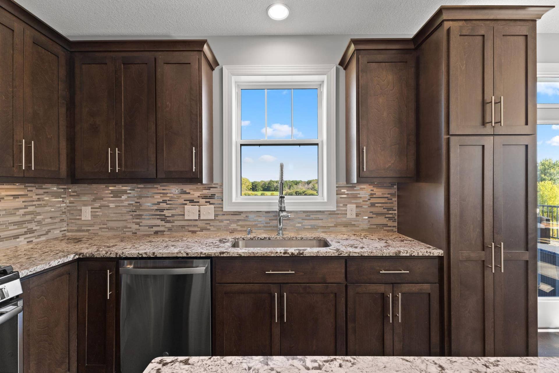 Kitchen window to take in all of the views!