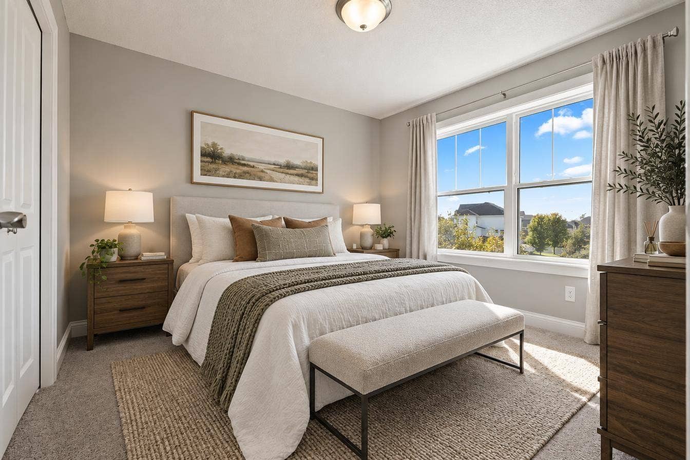 4th bedroom virtually staged