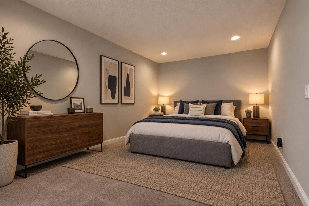 3rd bedroom virtually staged