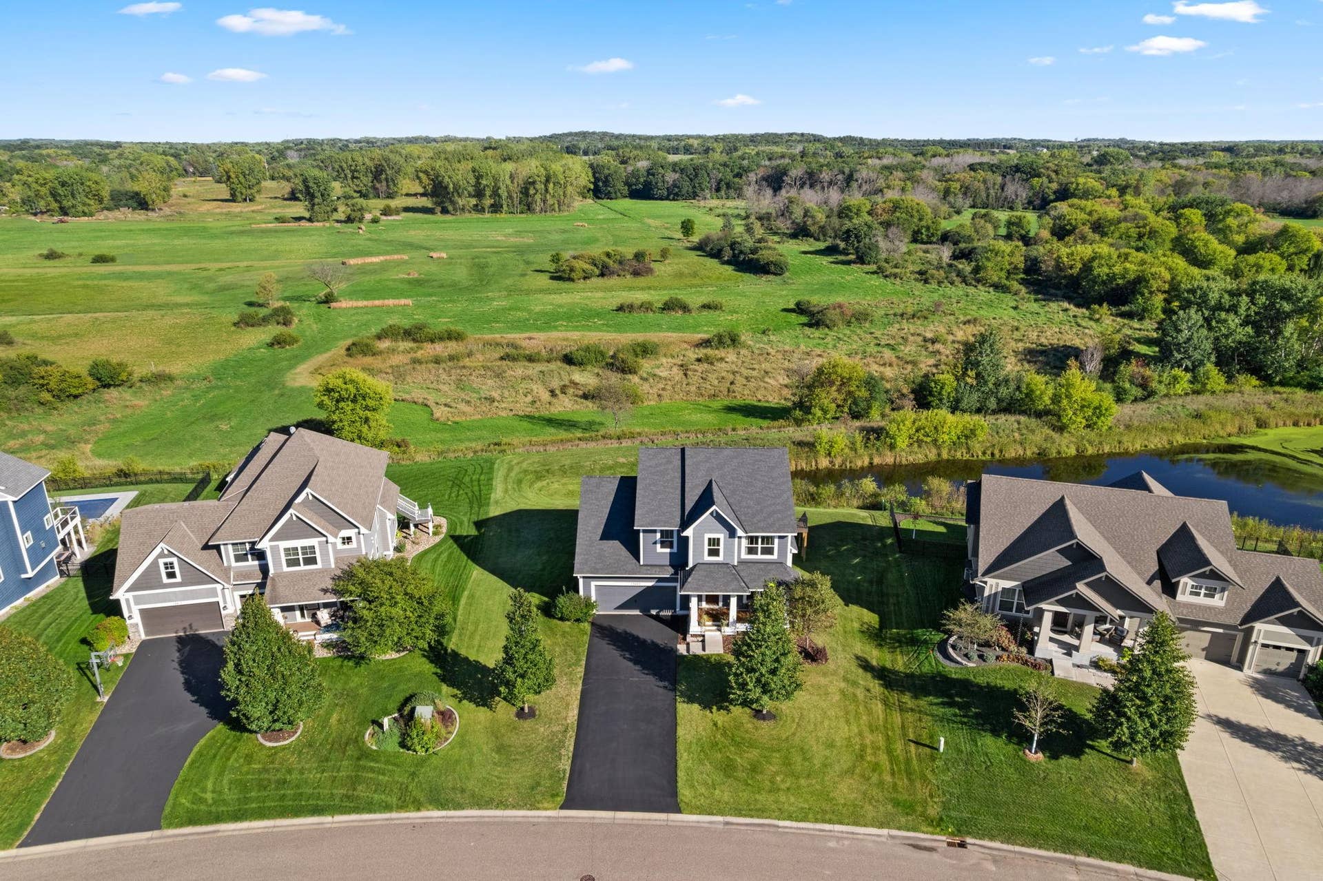 Pond and Oneka Ridge golf course views!
