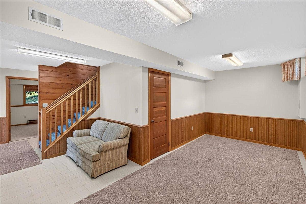 Lower Level Rec Room for your games, Movie Nights, pool table, etc.