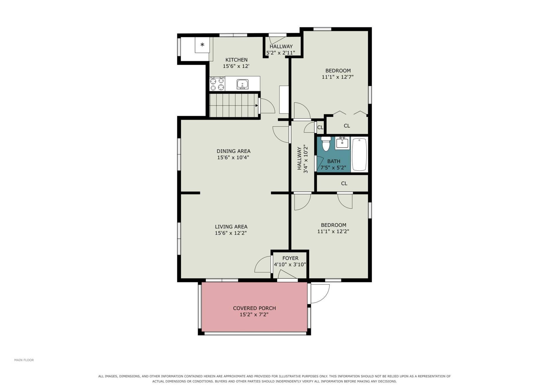 595 Syndicate Street N, 93, Saint Paul, MN 55104 Main Level Unit - Floor plan