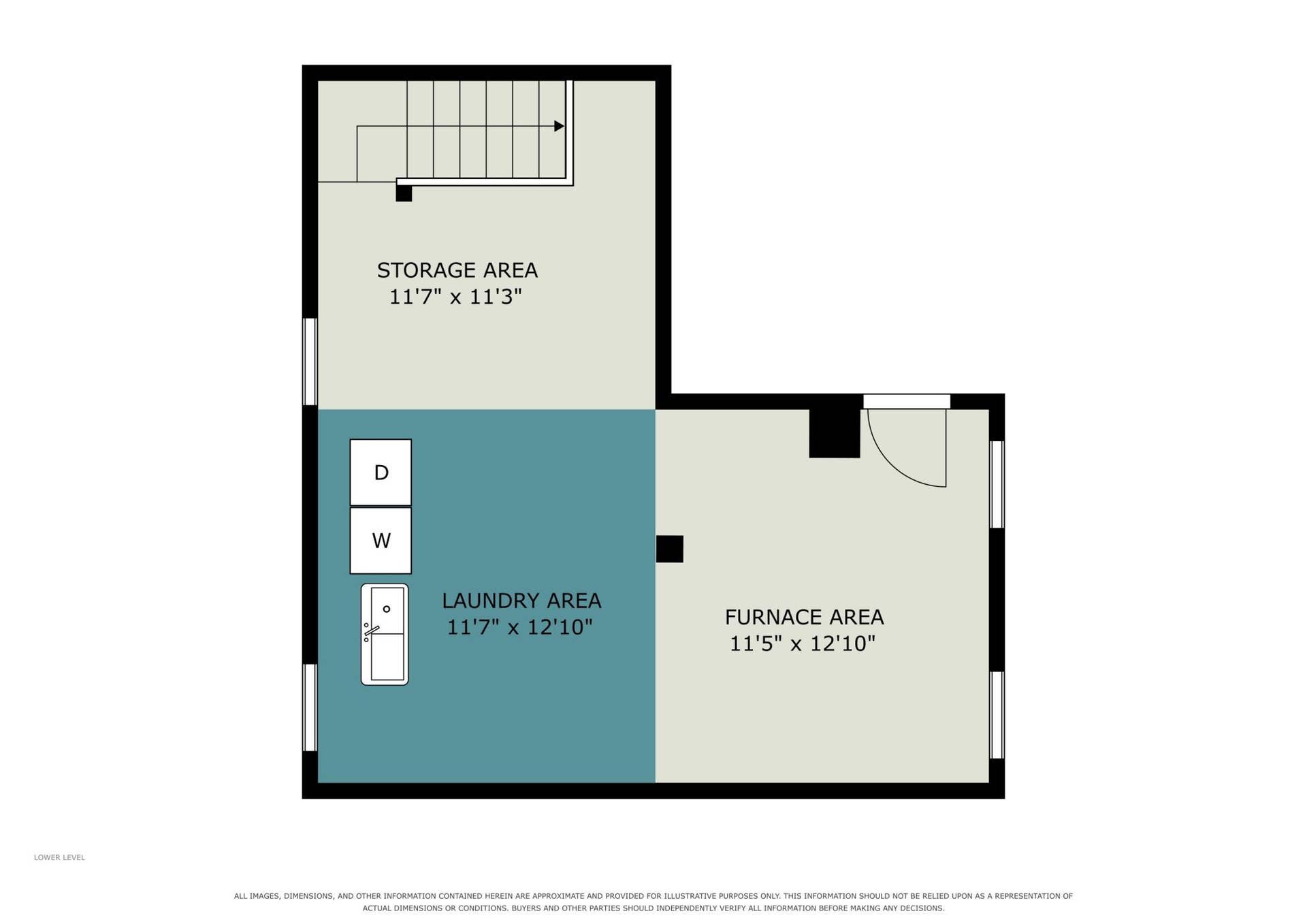 595 Syndicate Street N, 93, Saint Paul, MN 55104 Lower Level , unit 1 area - Floor Plan