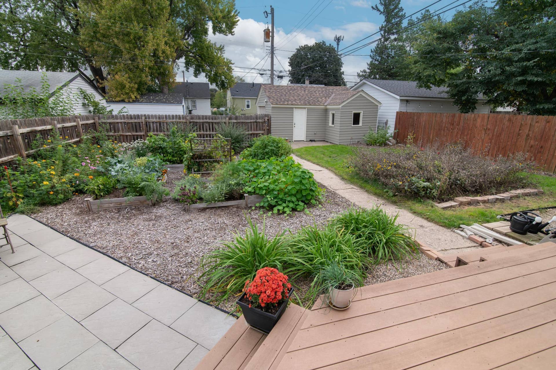 4605 Clinton Avenue, 26, Minneapolis, MN 55419 Loads of space for plantings (whether low maintenance or edible is your choice) make this a lush and inviting backyard.