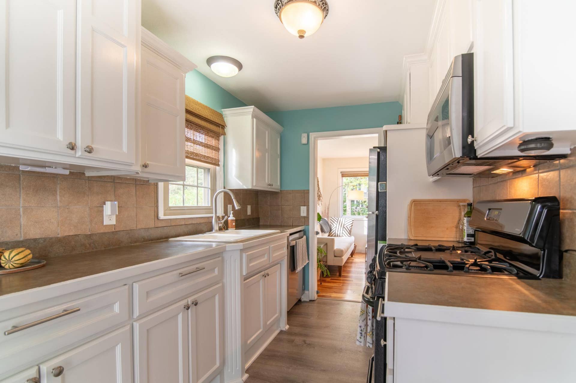 4605 Clinton Avenue, 26, Minneapolis, MN 55419 Loads of counterspace in this galley-style kitchen make great use of space to work in.