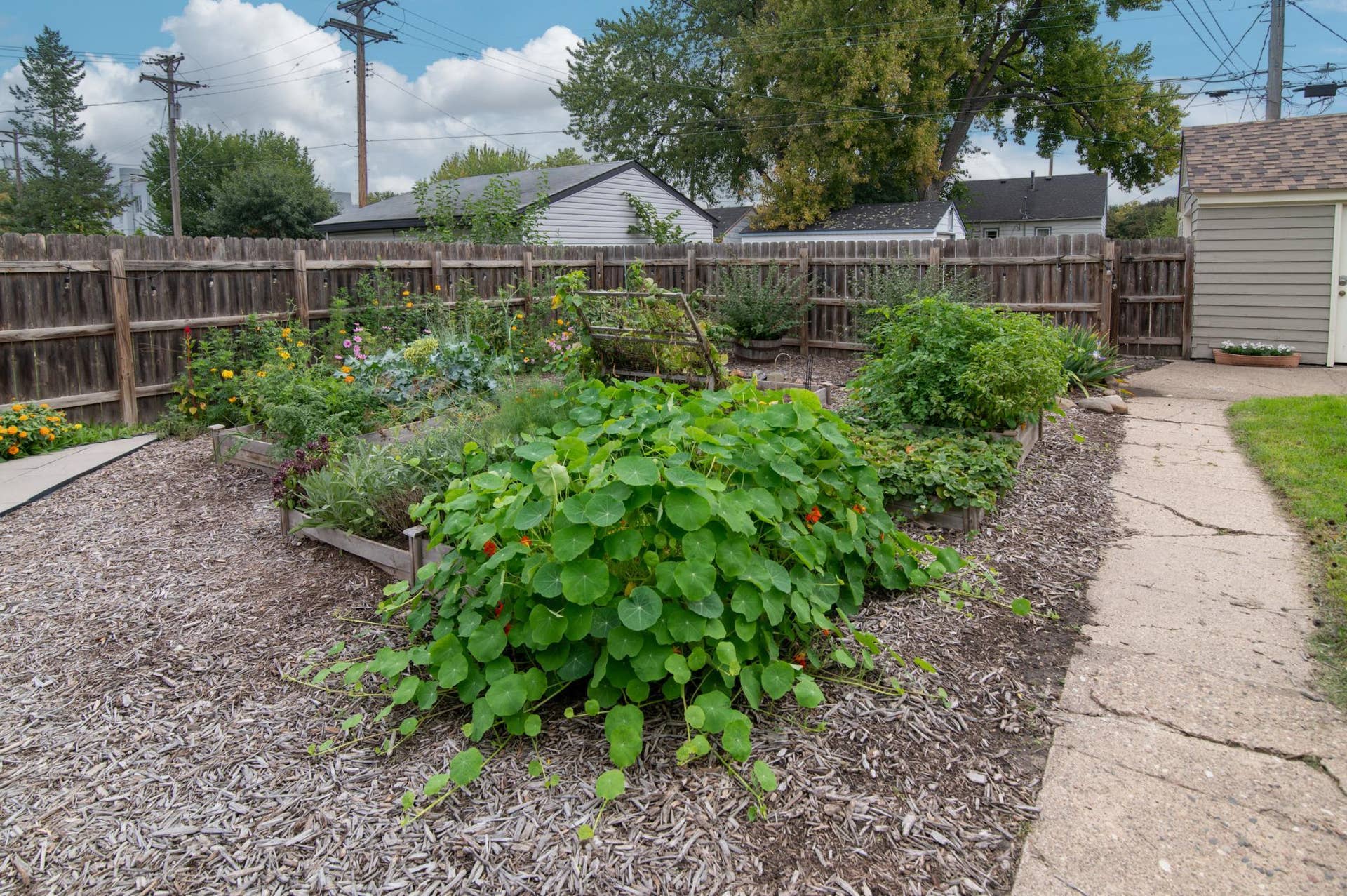 4605 Clinton Avenue, 26, Minneapolis, MN 55419 The current owner loves the bounty their garden provides and the cedar privacy fence means it's all yours to enjoy.