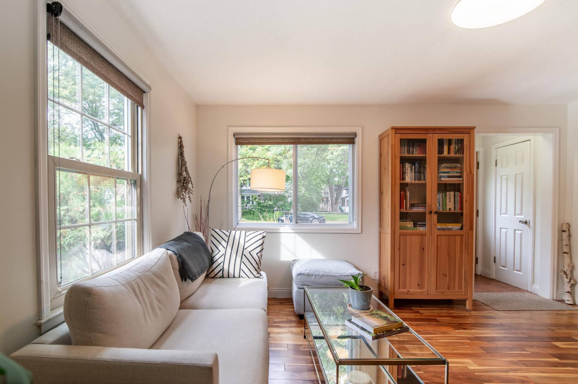 4605 Clinton Avenue, 26, Minneapolis, MN 55419 Woven shades provide light filtering and privacy while allowing you to open the windows to let fresh air and light in when you want to.