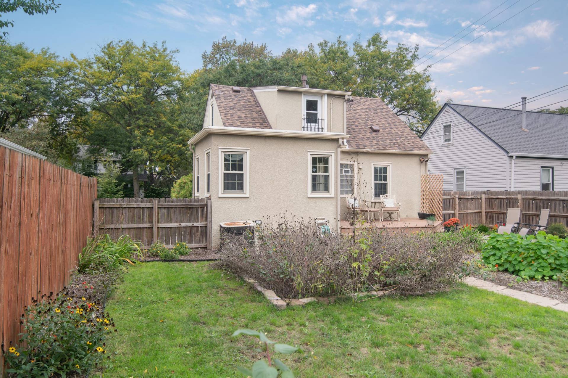 4605 Clinton Avenue, 26, Minneapolis, MN 55419 6 foot fencing in natural cedar add privacy to the backyard.