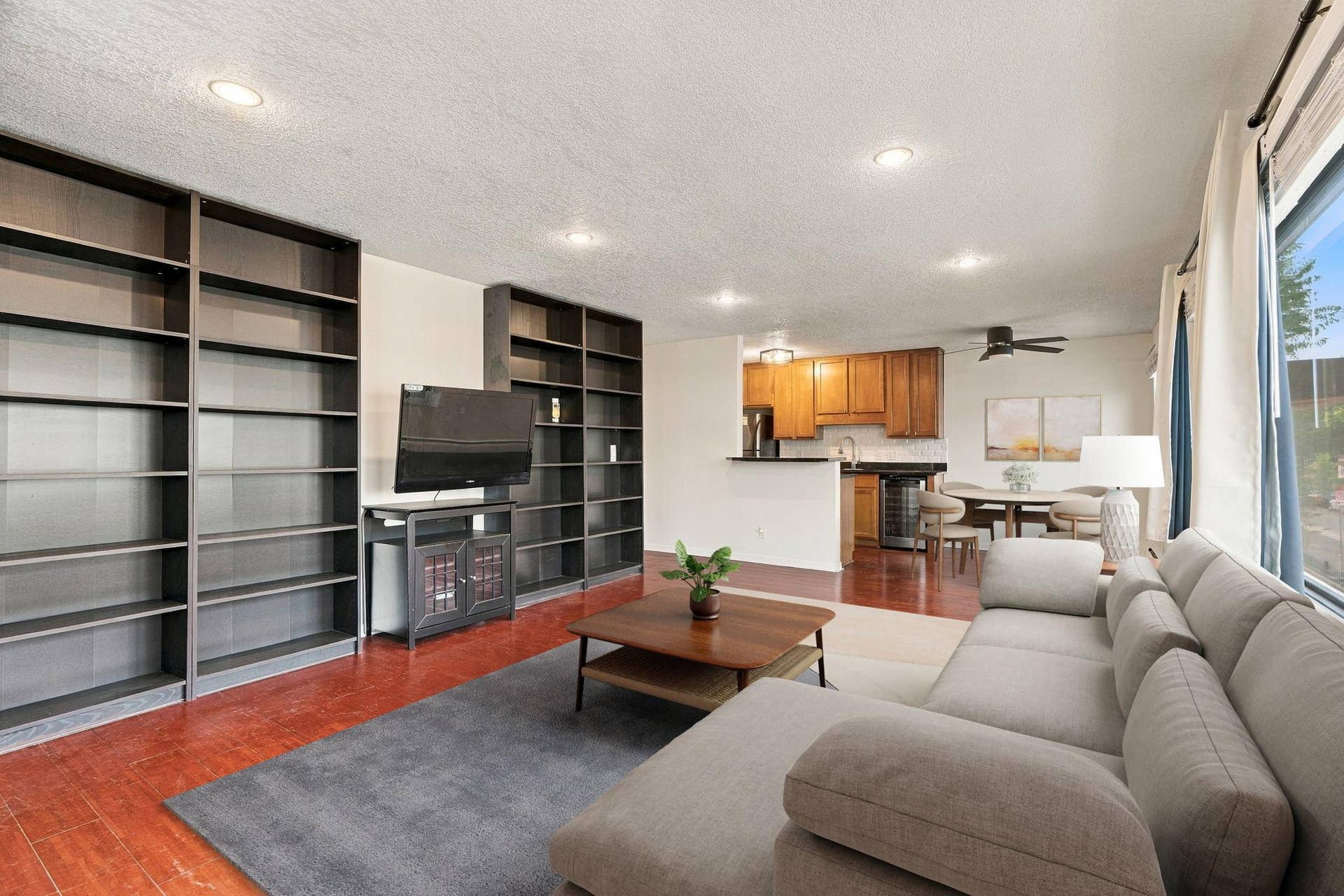 Virtual Staging - Living Room/Dining Room
