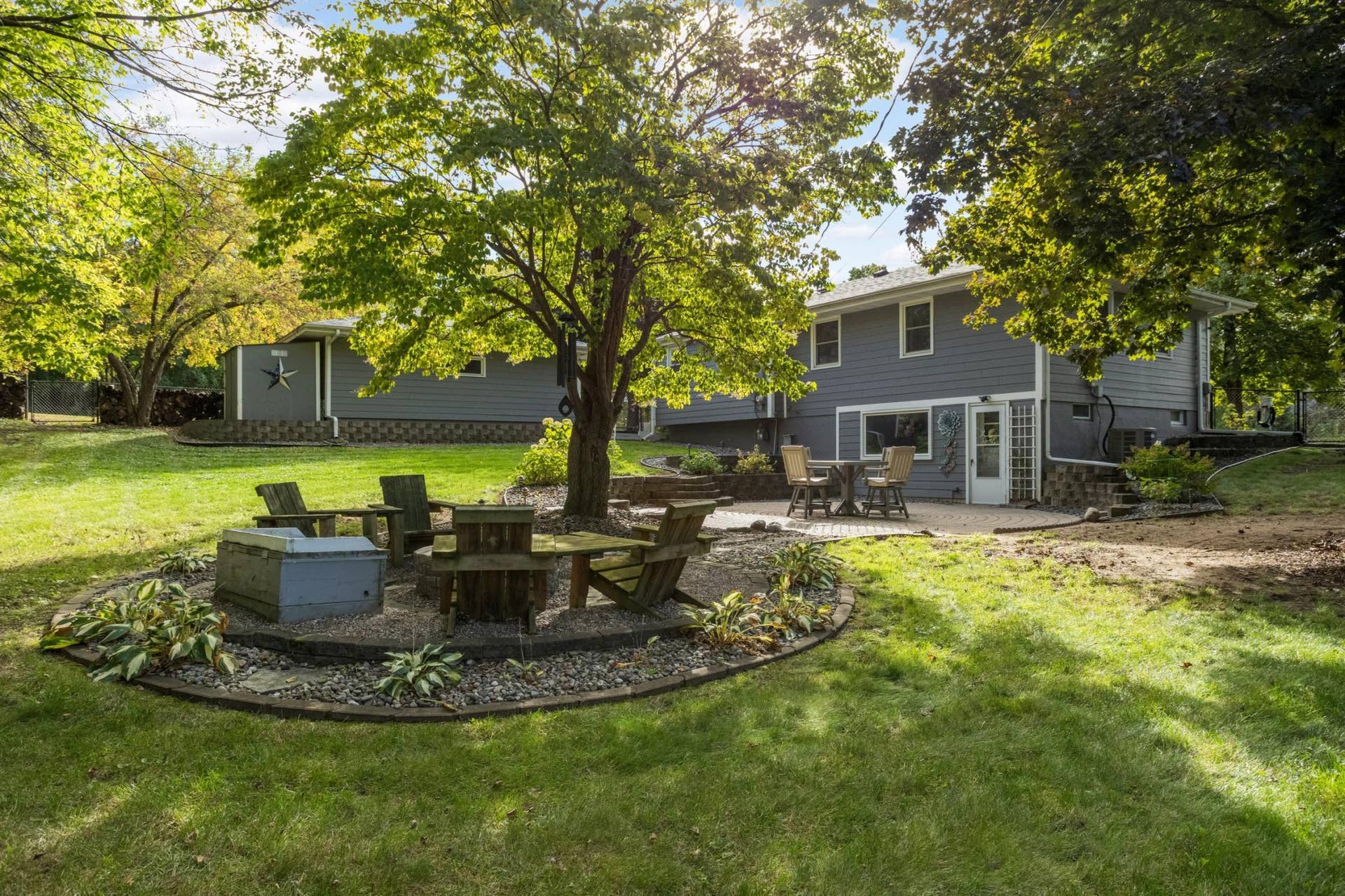 Take in the stars while enjoying a evening fire at firepit.
