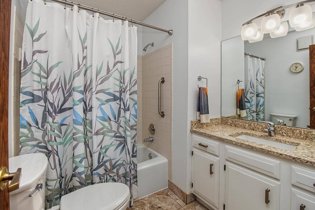 9700 Portland Avenue S, #128, Bloomington, MN 55420 Main bath will not disappoint with high end finieshes.