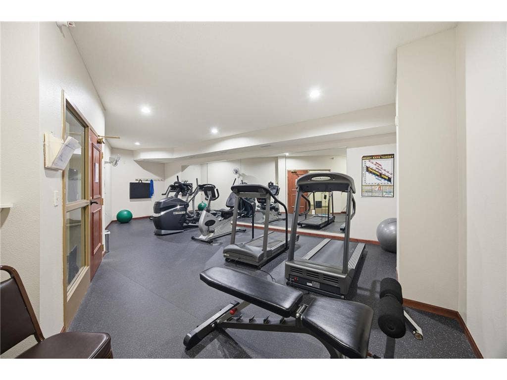3800 85th Avenue N, #117, Brooklyn Park, MN 55443 The third floor features an exercise area right off the elevators.