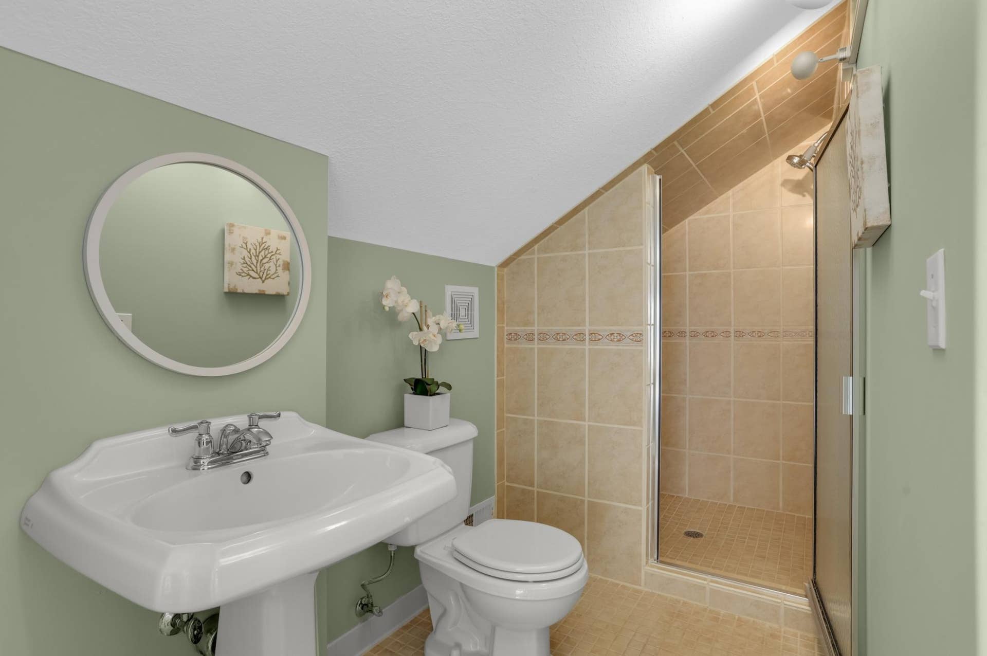 1117 Portland Avenue, 96, Saint Paul, MN 55104 Quaint and functional third floor bathroom offers convenience and privacy from the rest of the home.