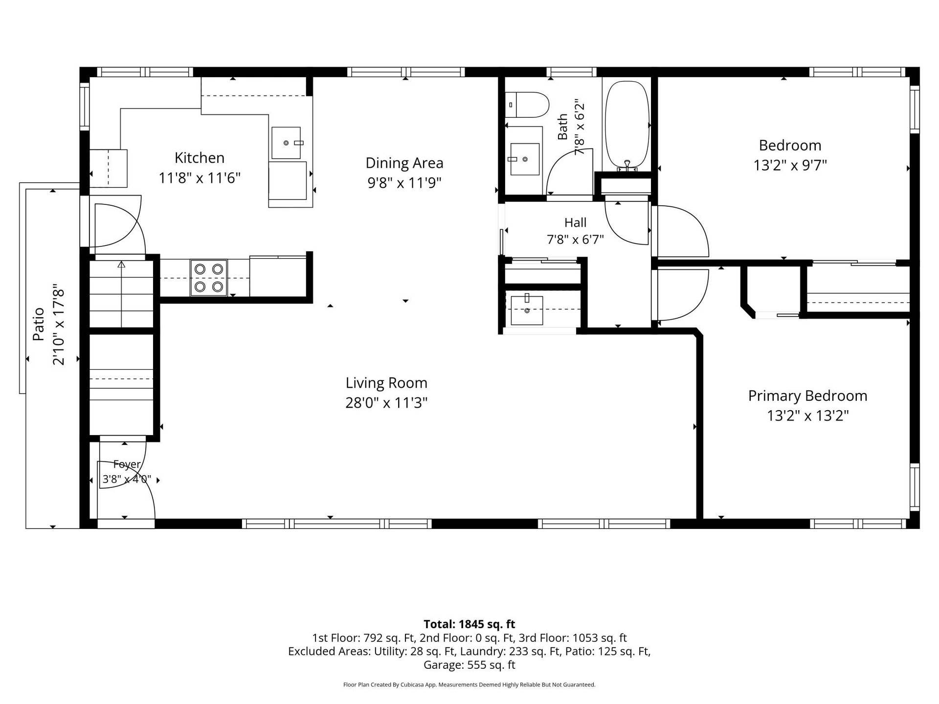 Main level floor plan