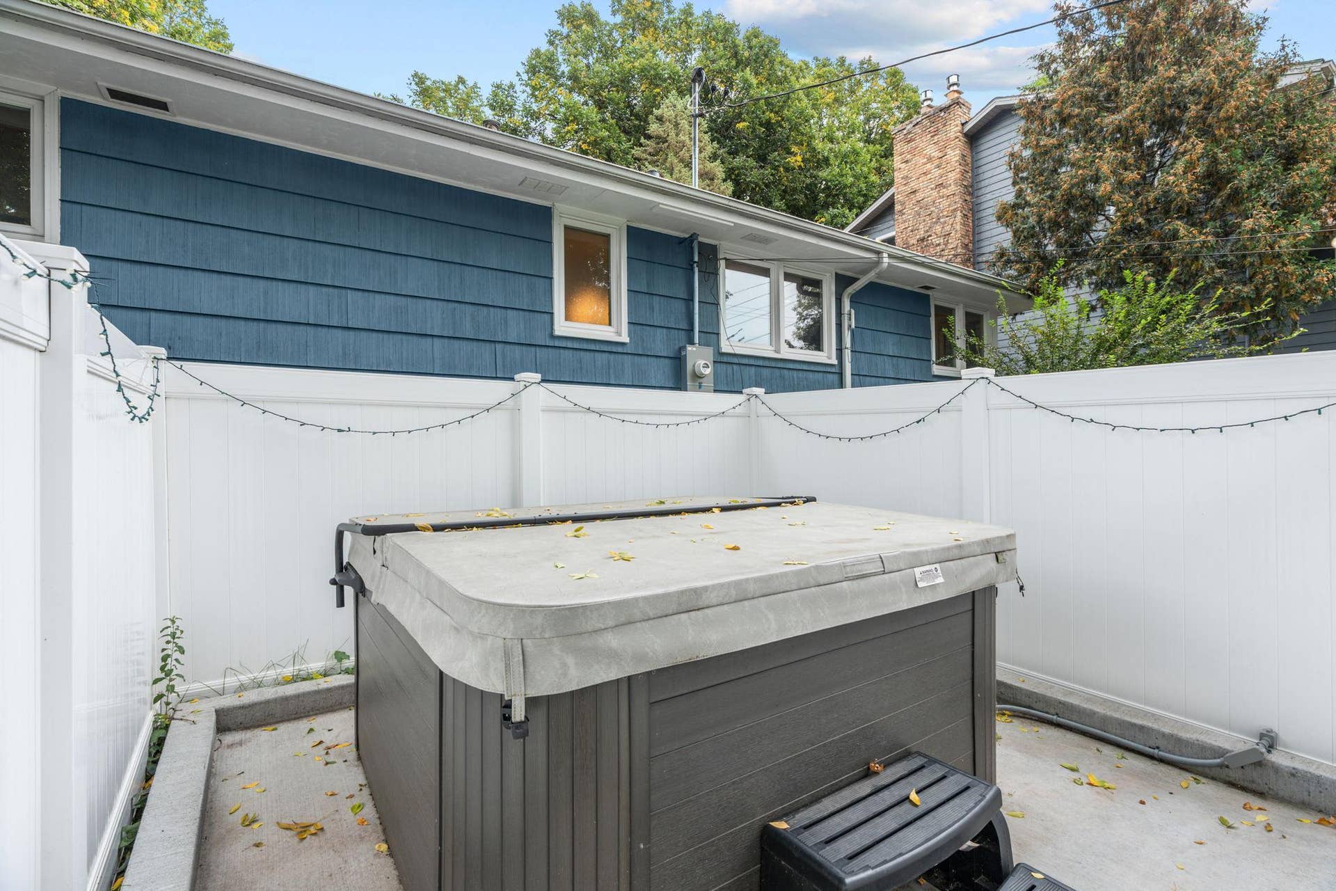 The hot tub space! New in 2024 - private space to relax!
