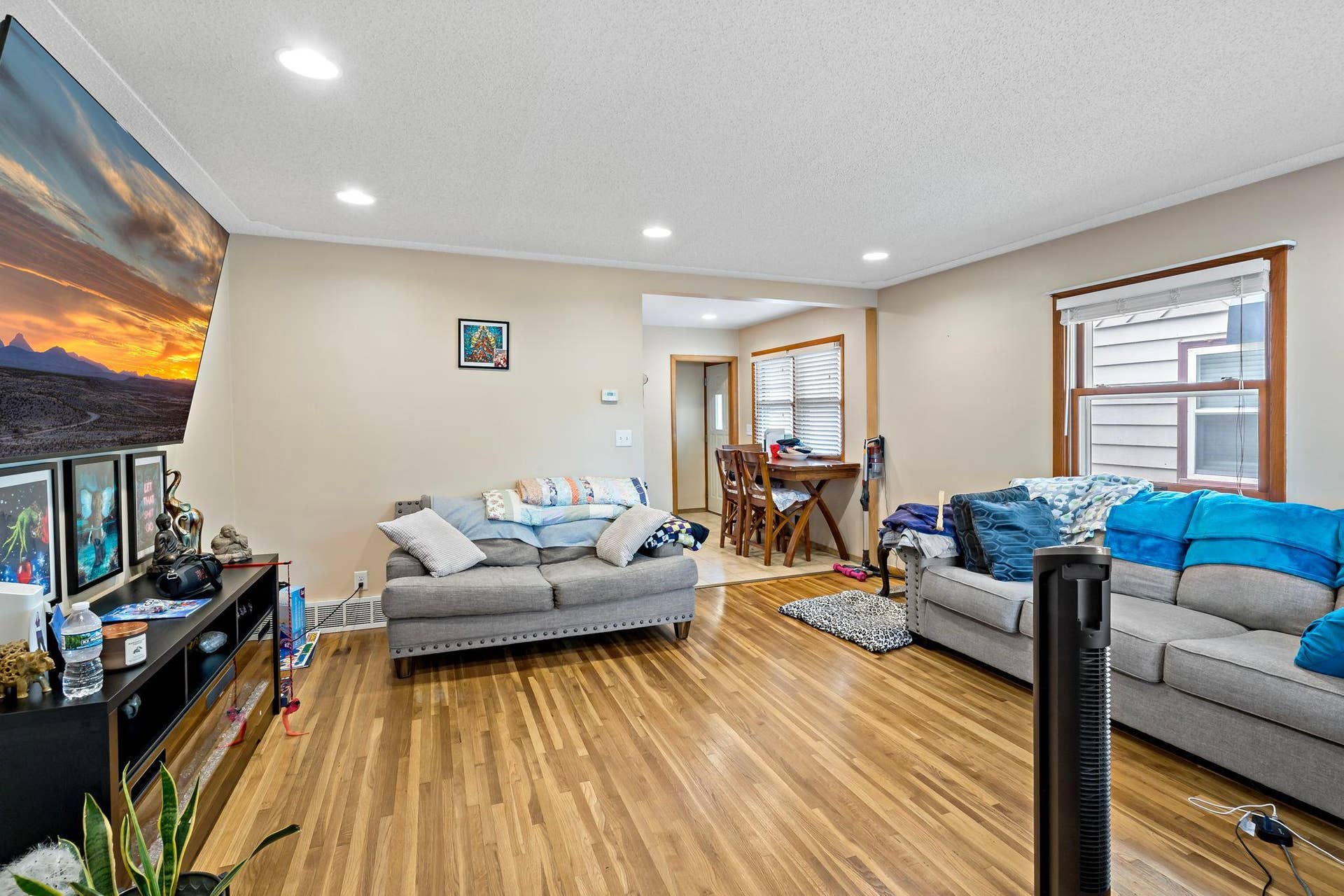 5749 Bloomington Avenue, 17, Minneapolis, MN 55417 Another look at the living room as you look through to the eat-in kitchen.