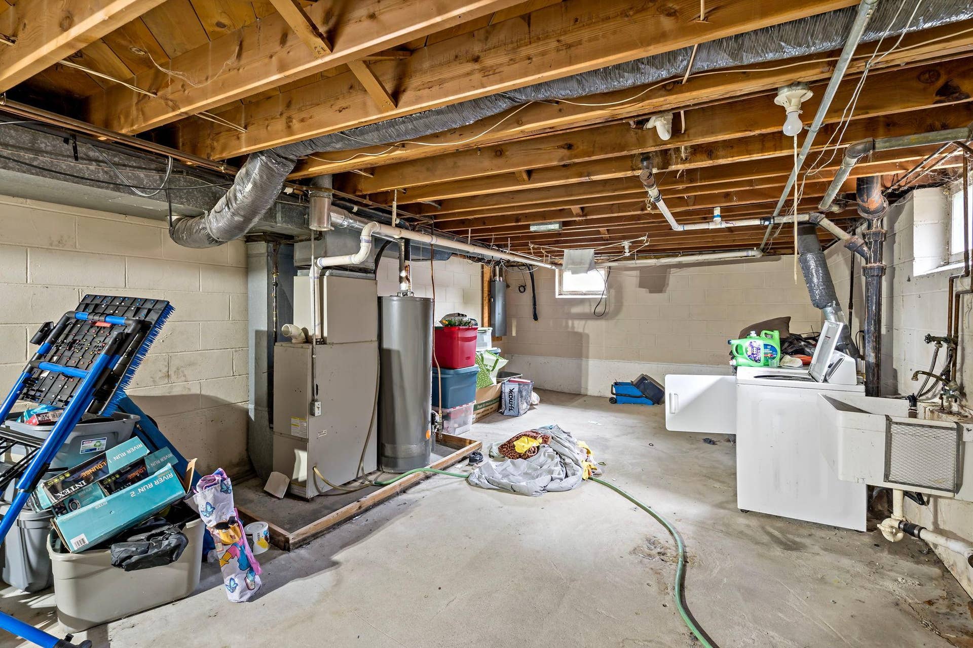 5749 Bloomington Avenue, 17, Minneapolis, MN 55417 Lower level utility area in Unit 5751. Washer and dryer are owned by the tenant. Water heater was replaced in 2023.