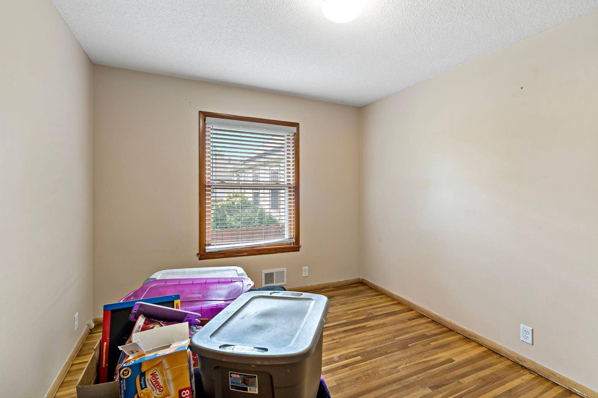 5749 Bloomington Avenue, 17, Minneapolis, MN 55417 First bedroom is 12' x 10' with hardwood flooring.