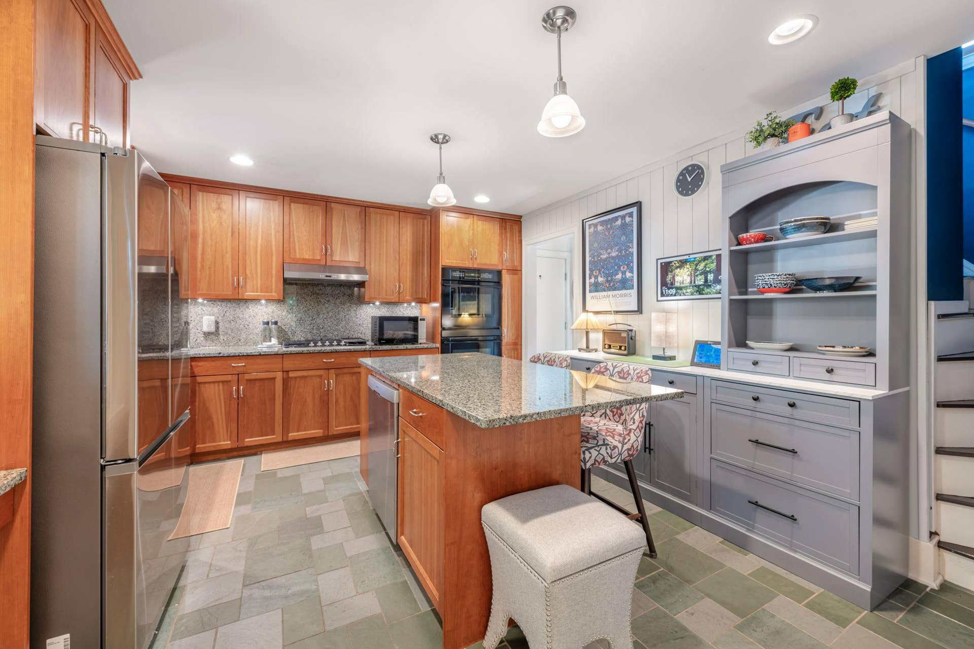 This incredible kitchen delivers on both function and style.