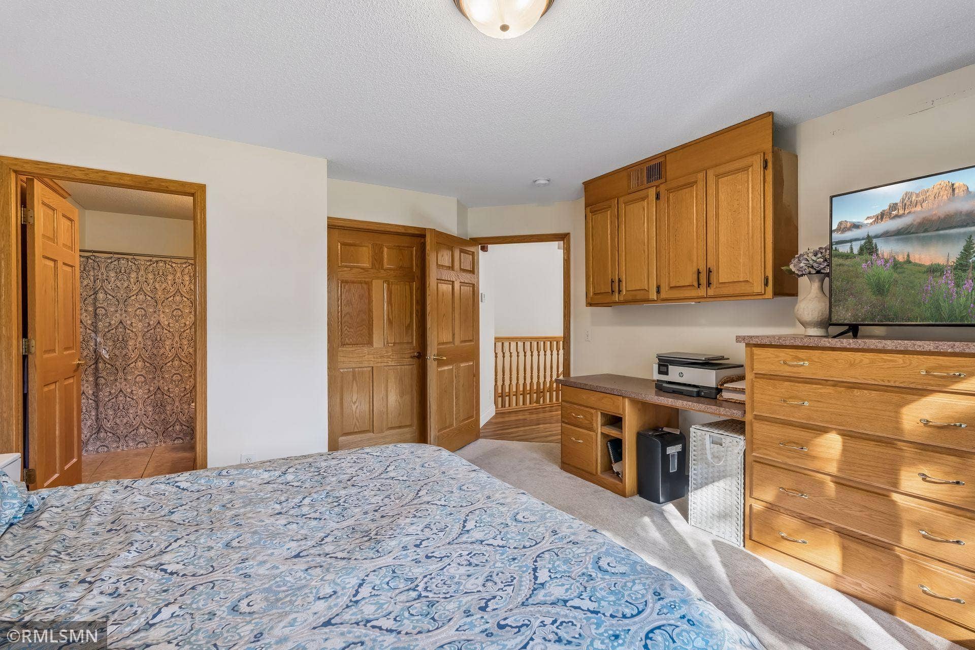 Primary Bedroom with Built-ins