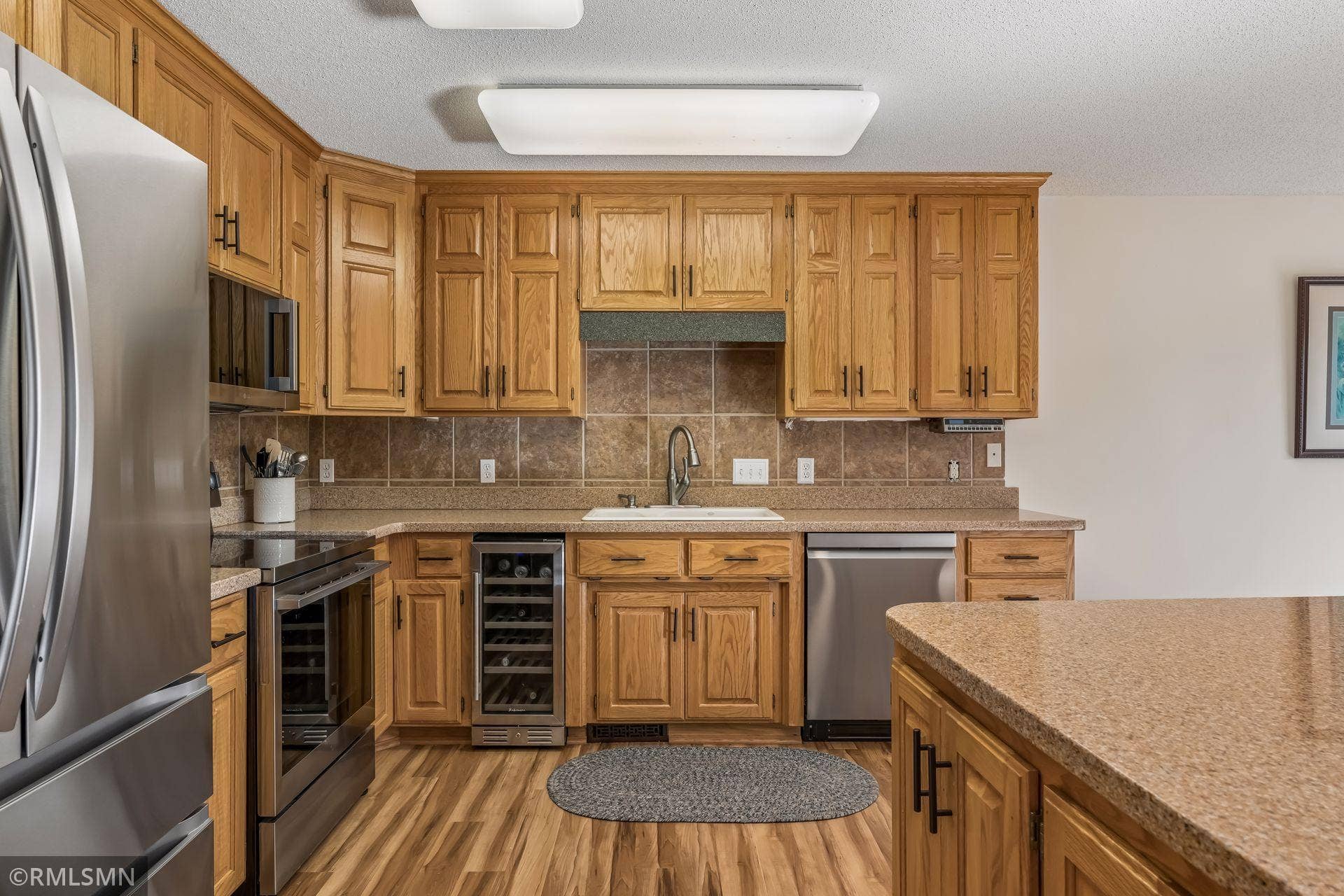 All new stainless appliances