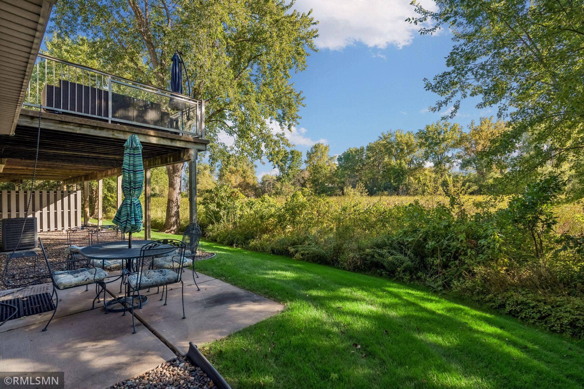 Lower level patio