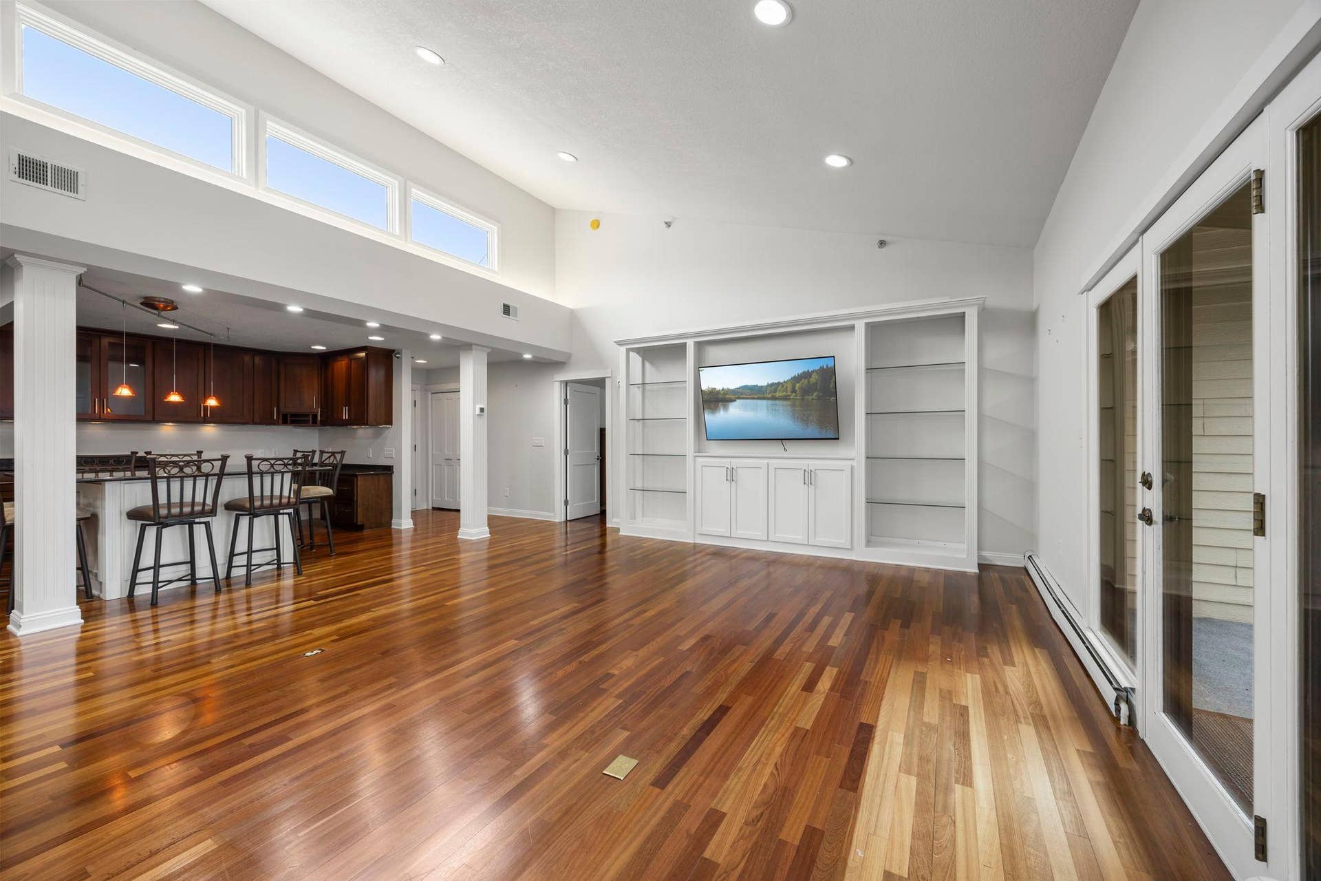 3150 Glen Oaks Avenue, #311A, White Bear Lake, MN 55110 Located on the top floor, this condo offers elevator access from the heated garage and enjoys abundant natural light enhanced by soaring vaulted ceilings and high transom windows.