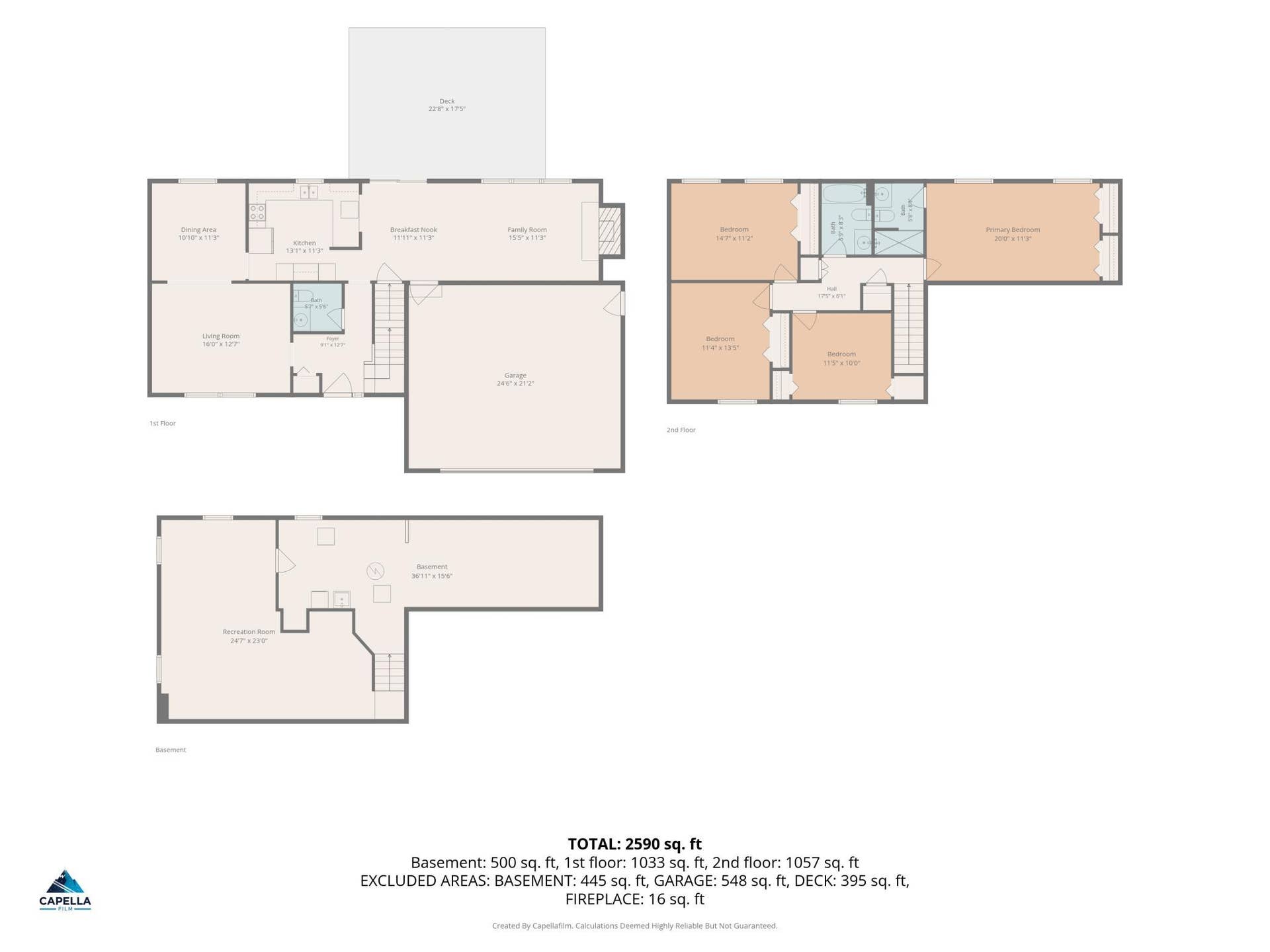 9829 105th Avenue N, Maple Grove, MN 55369 All Level Floor Plan