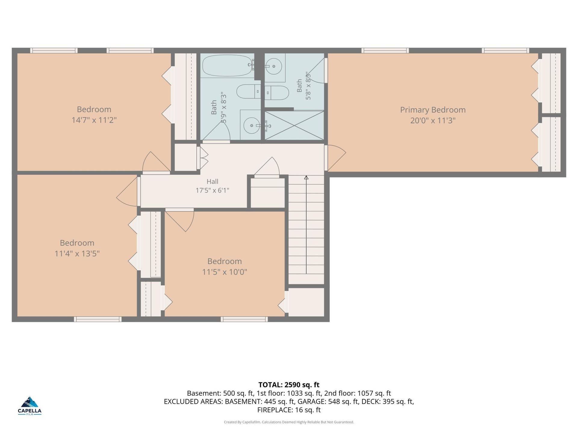 9829 105th Avenue N, Maple Grove, MN 55369 Upper Level Floor Plan